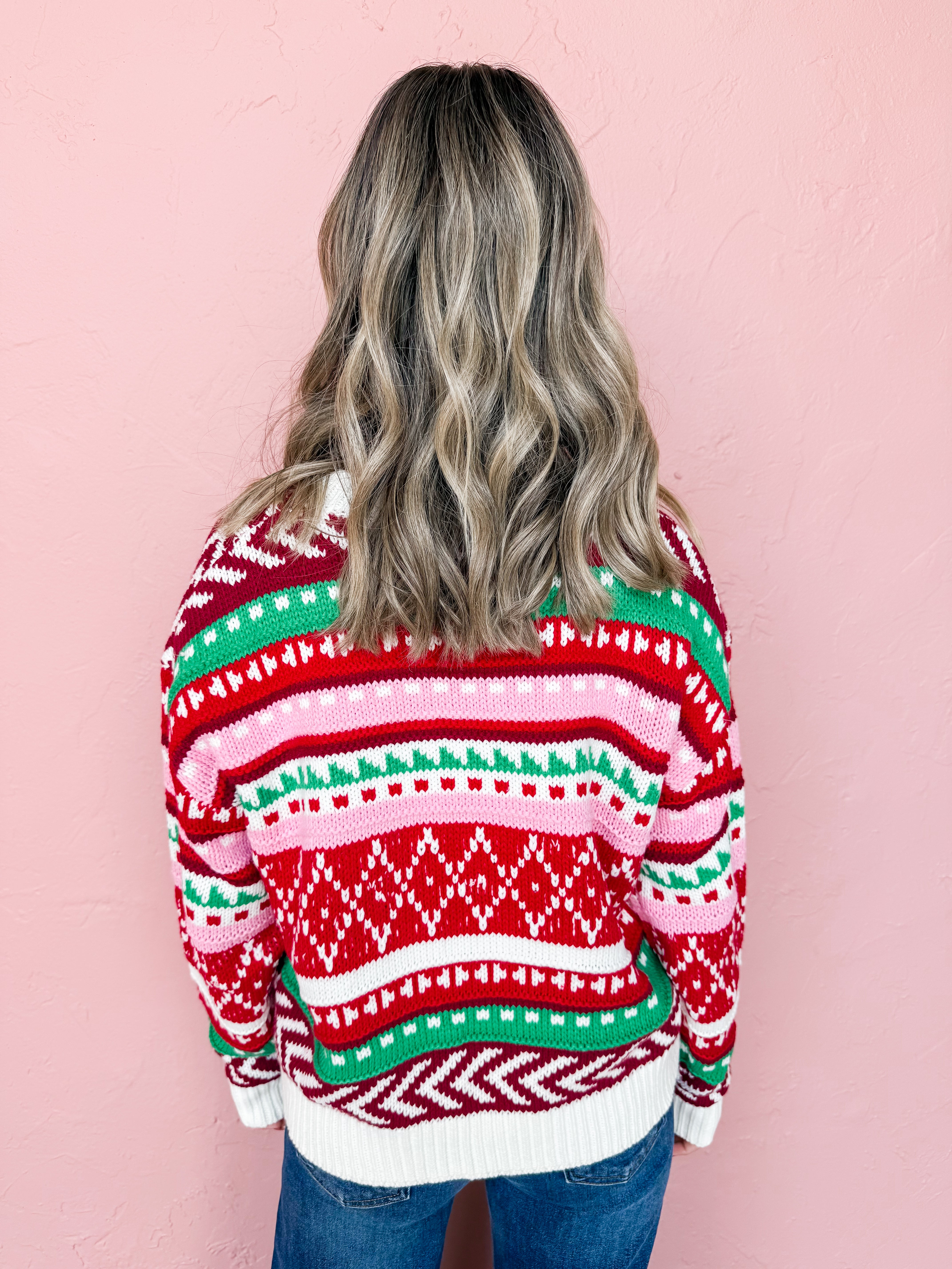 Feeling Festive Multi Fair Isle Sweater