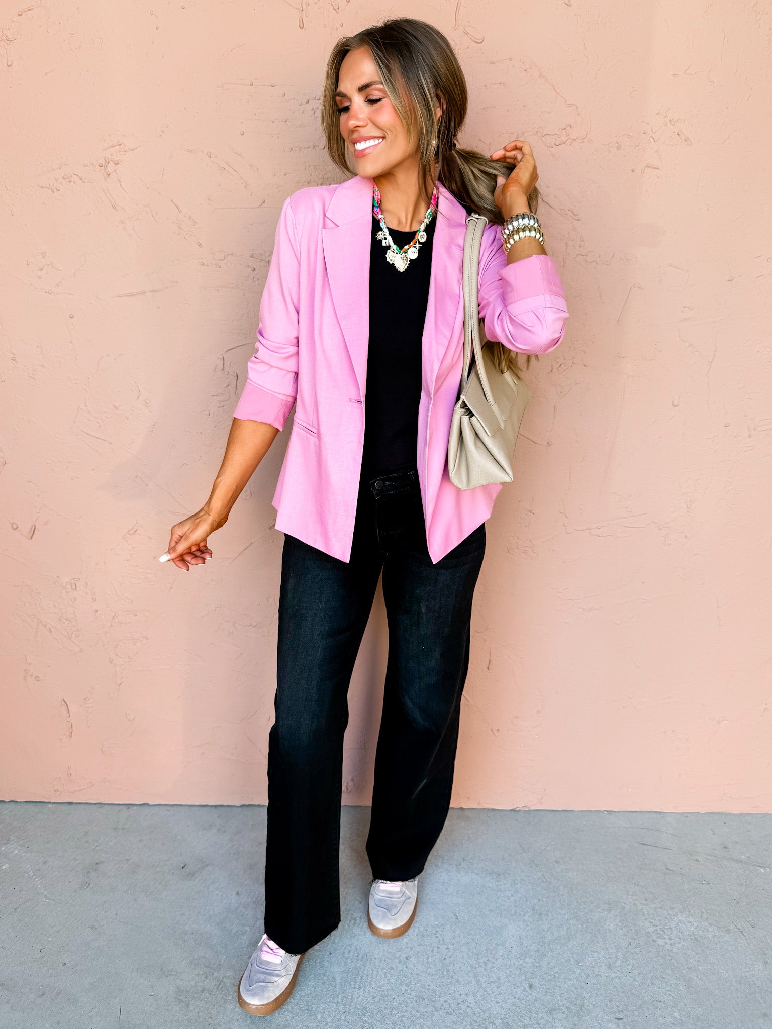 Feels Right Basic Short Sleeve Top-Black