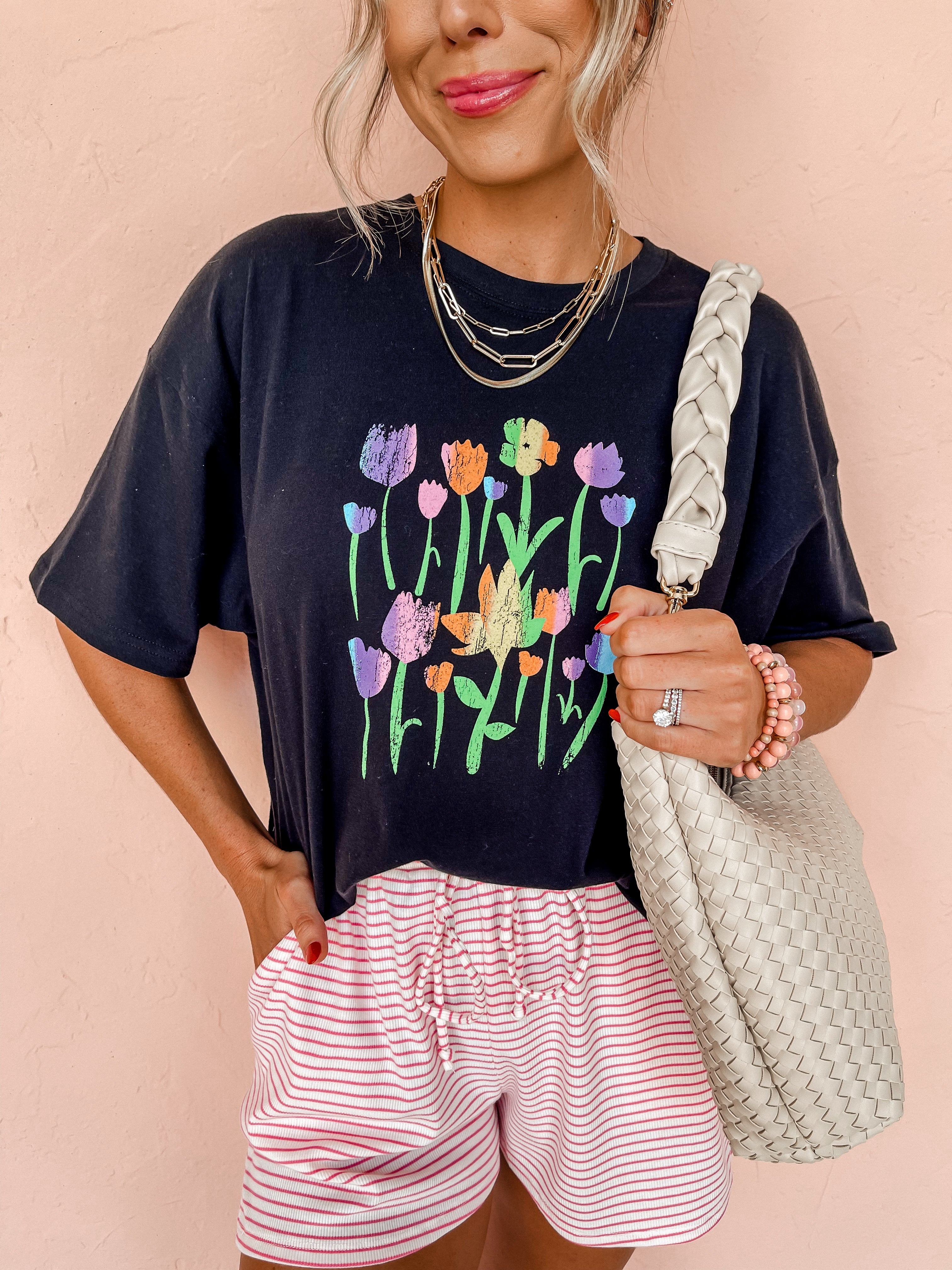 Field Of Flowers Graphic Tee