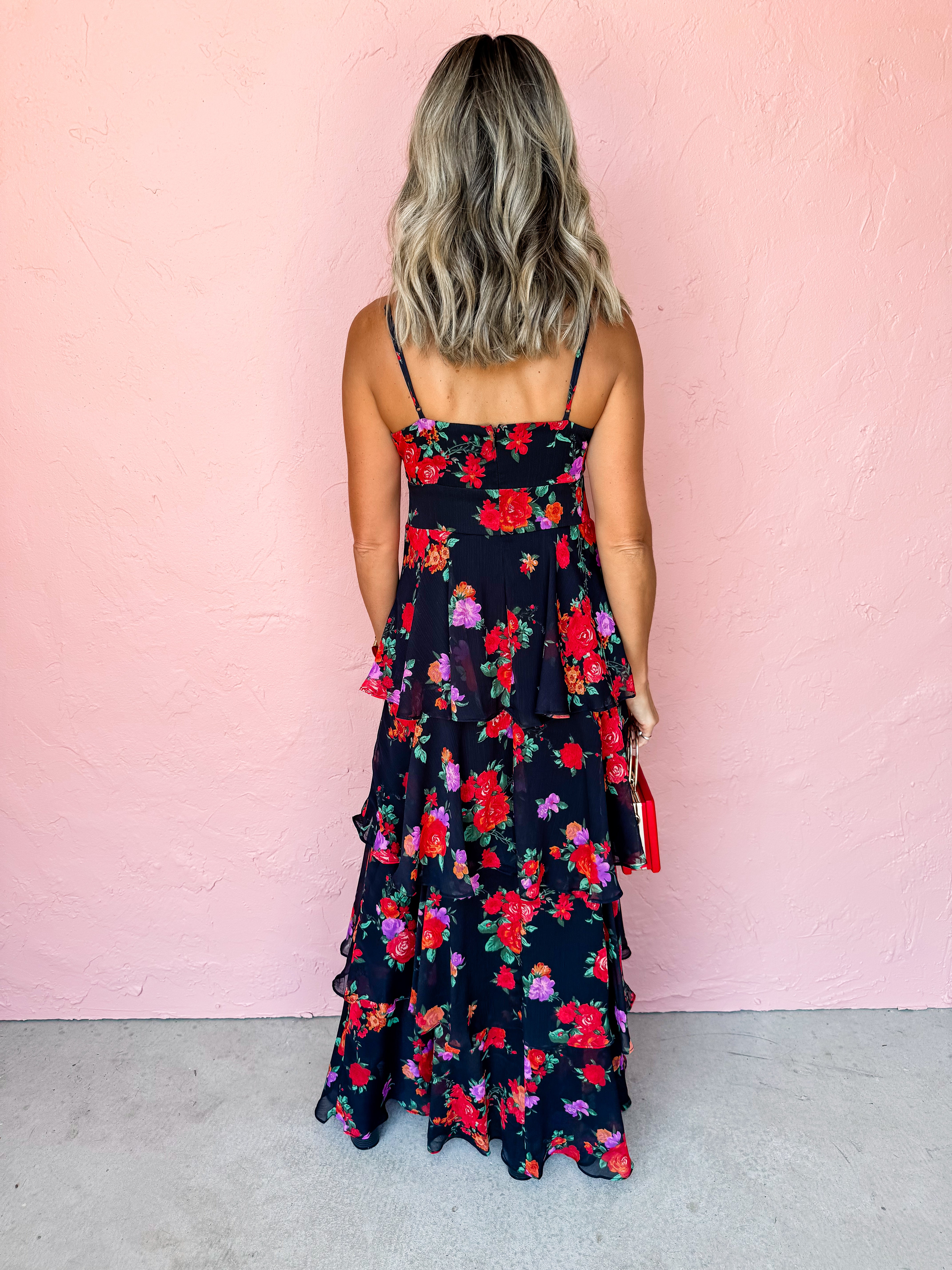 Finally Found You Floral Tiered Dress