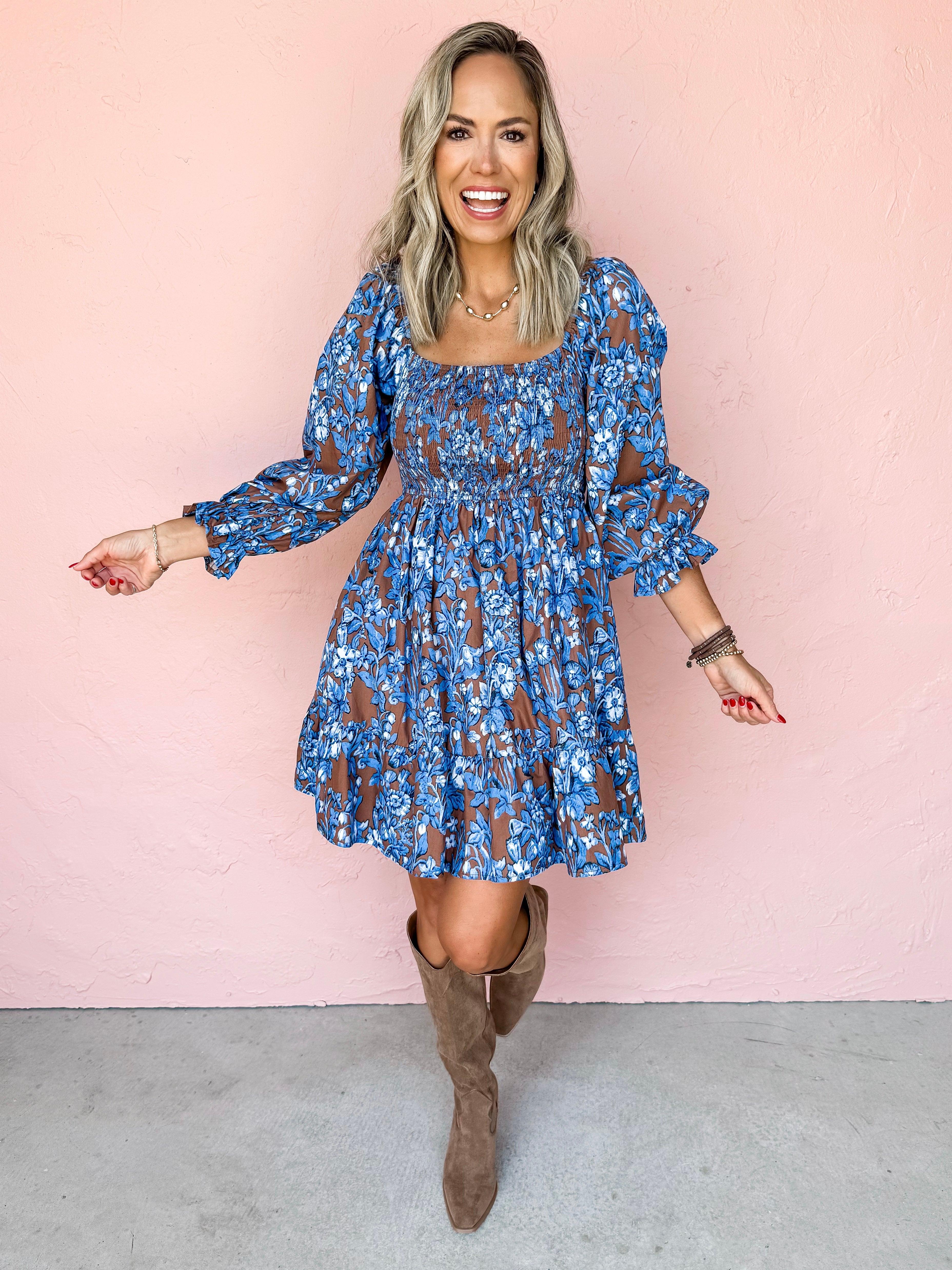 Find The Answer Floral Mini Dress