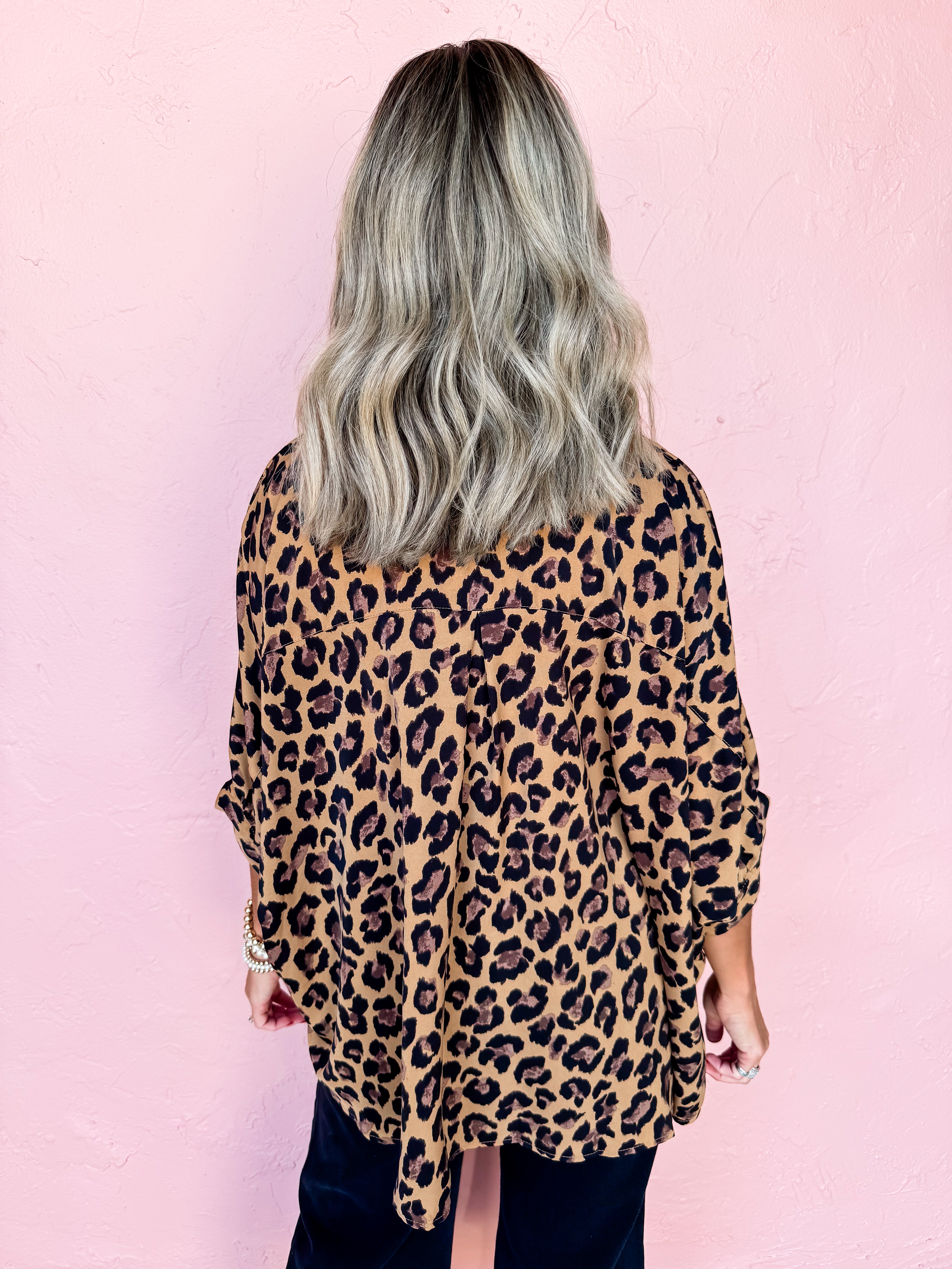 For The Love Of Leopard Oversized Top