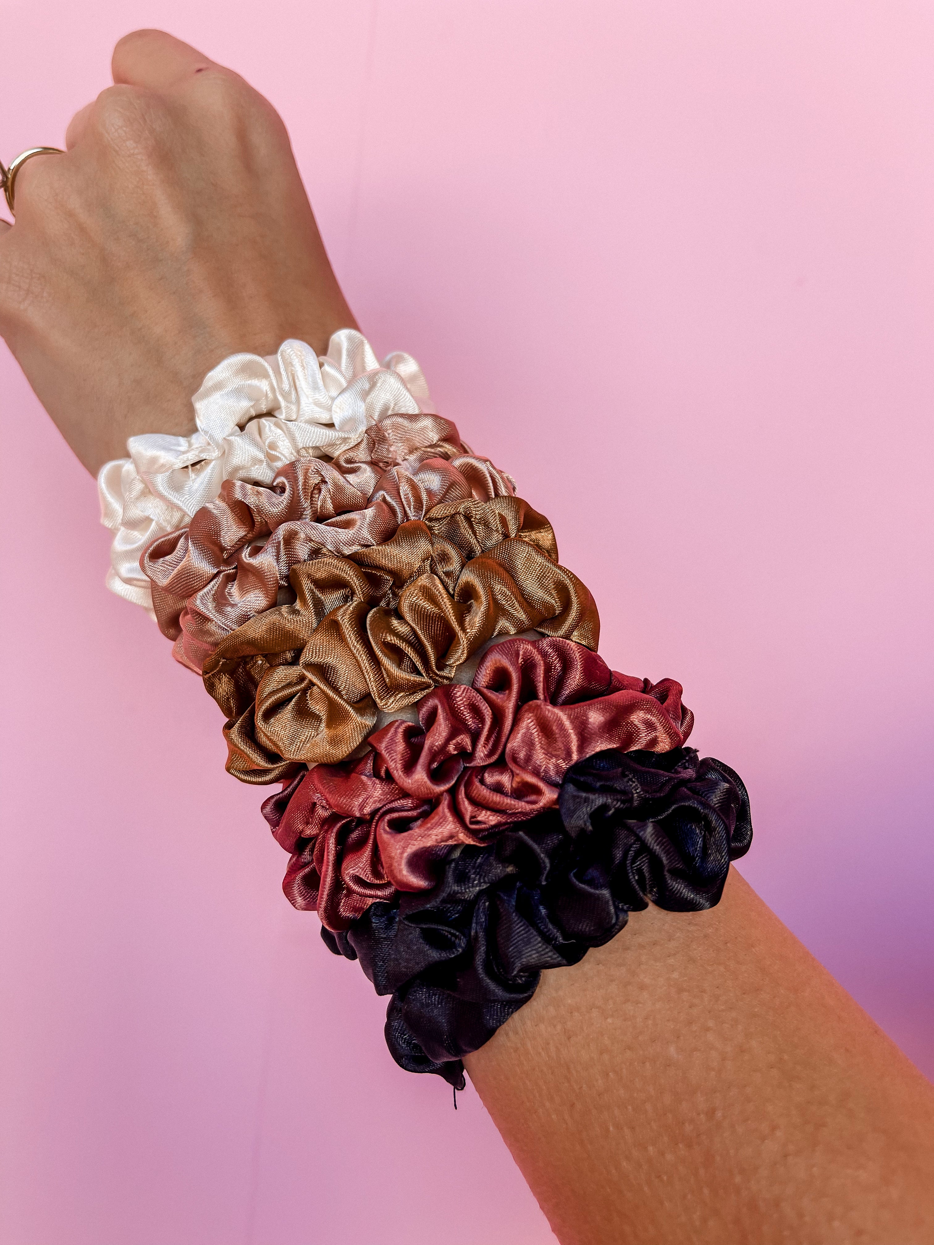 Forget Me Knot Thin Scrunchies Set