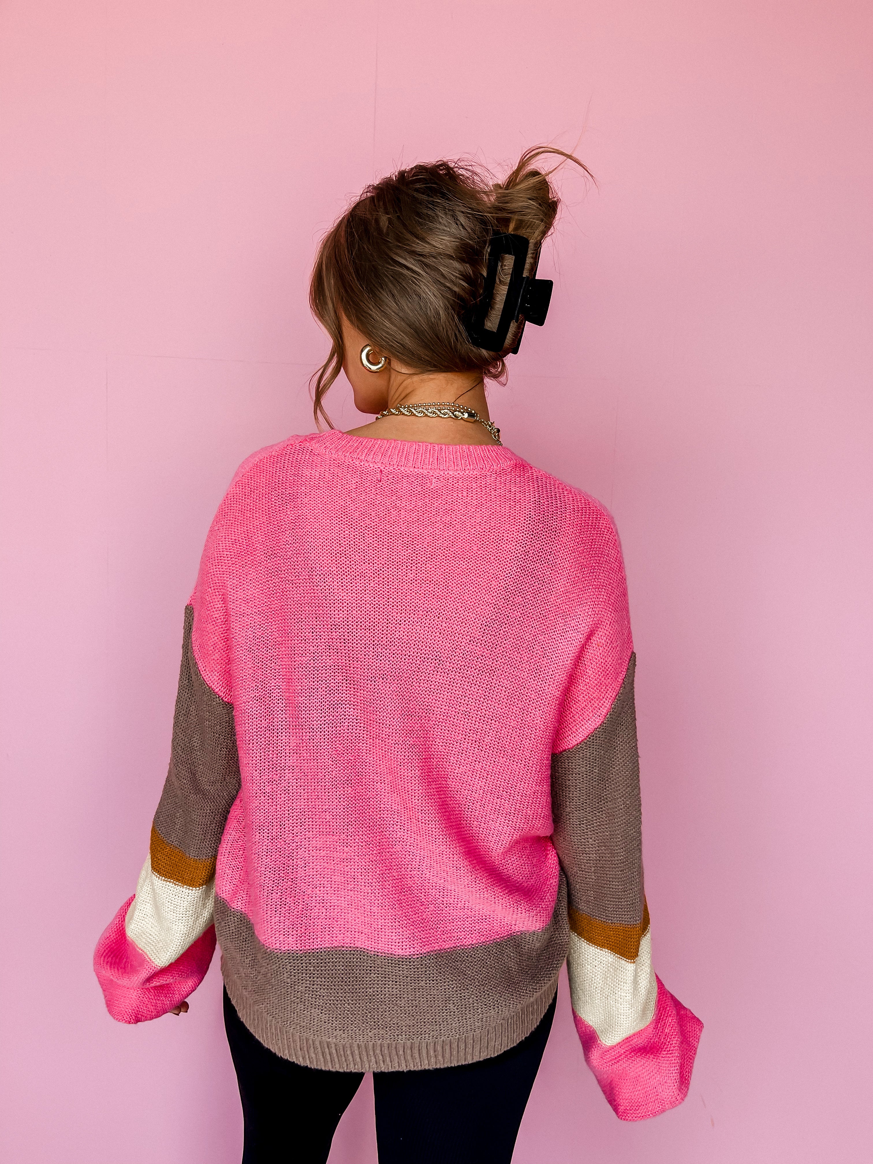 Gemma Color Block Sweater