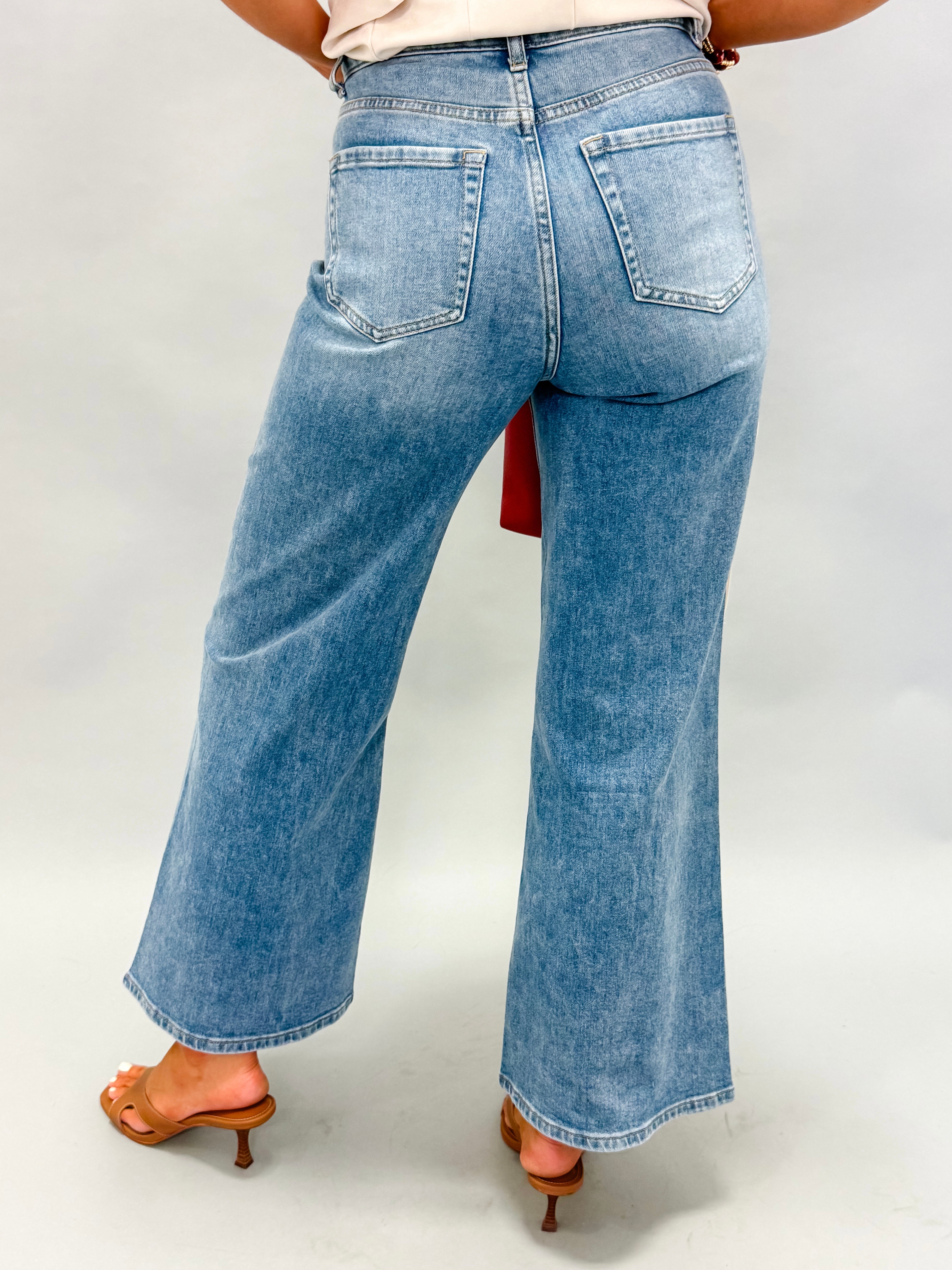 Georgia Wide Leg Flare Jeans