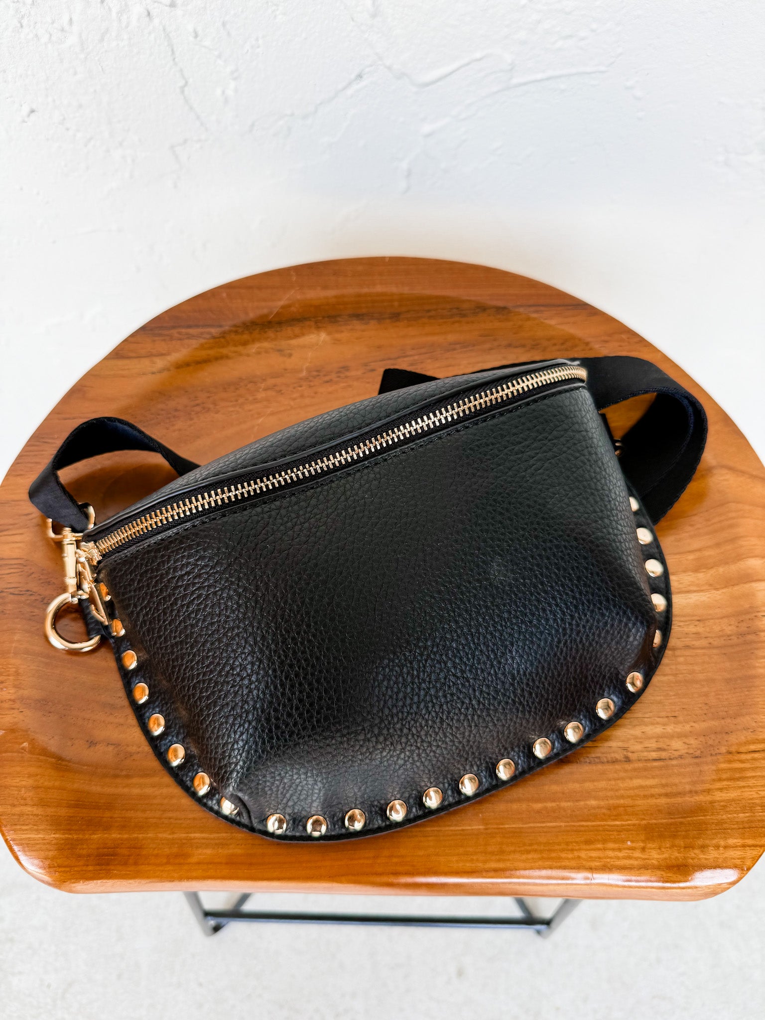[Moda Luxe] Gizelle Belt Crossbody Bag-Black