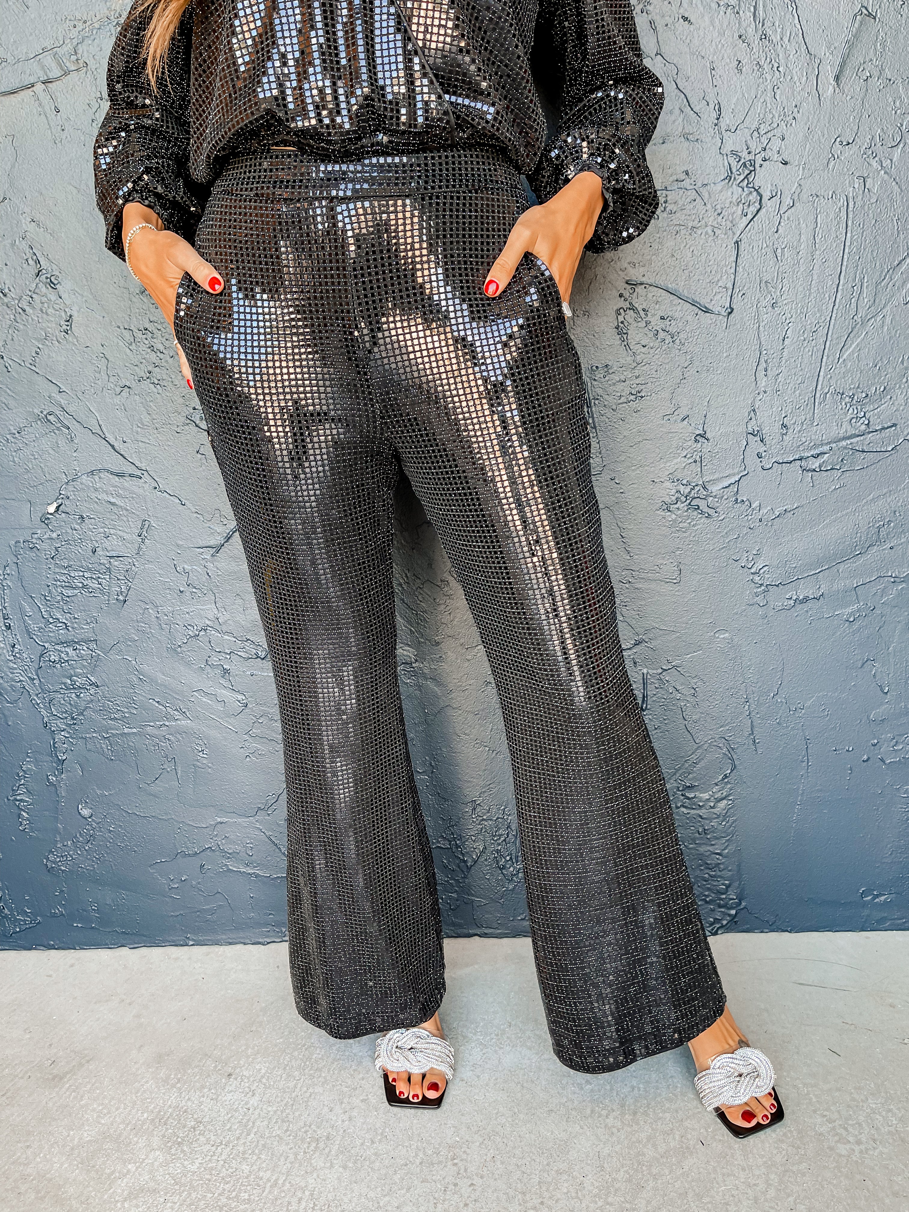 Glitzy Glamour Sequin Pants