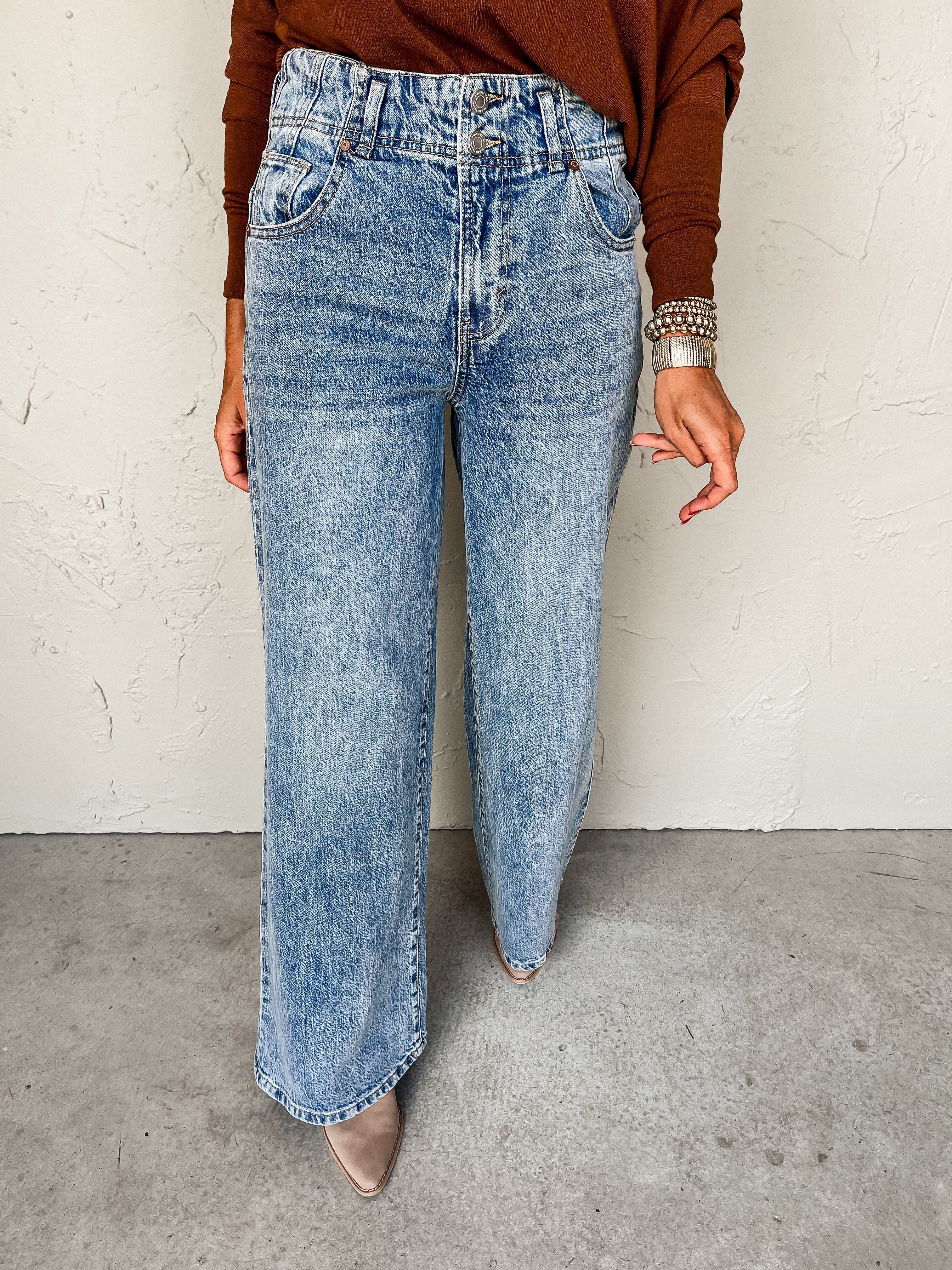 [HABITUAL] Easton Wide Leg Jean-Ocean