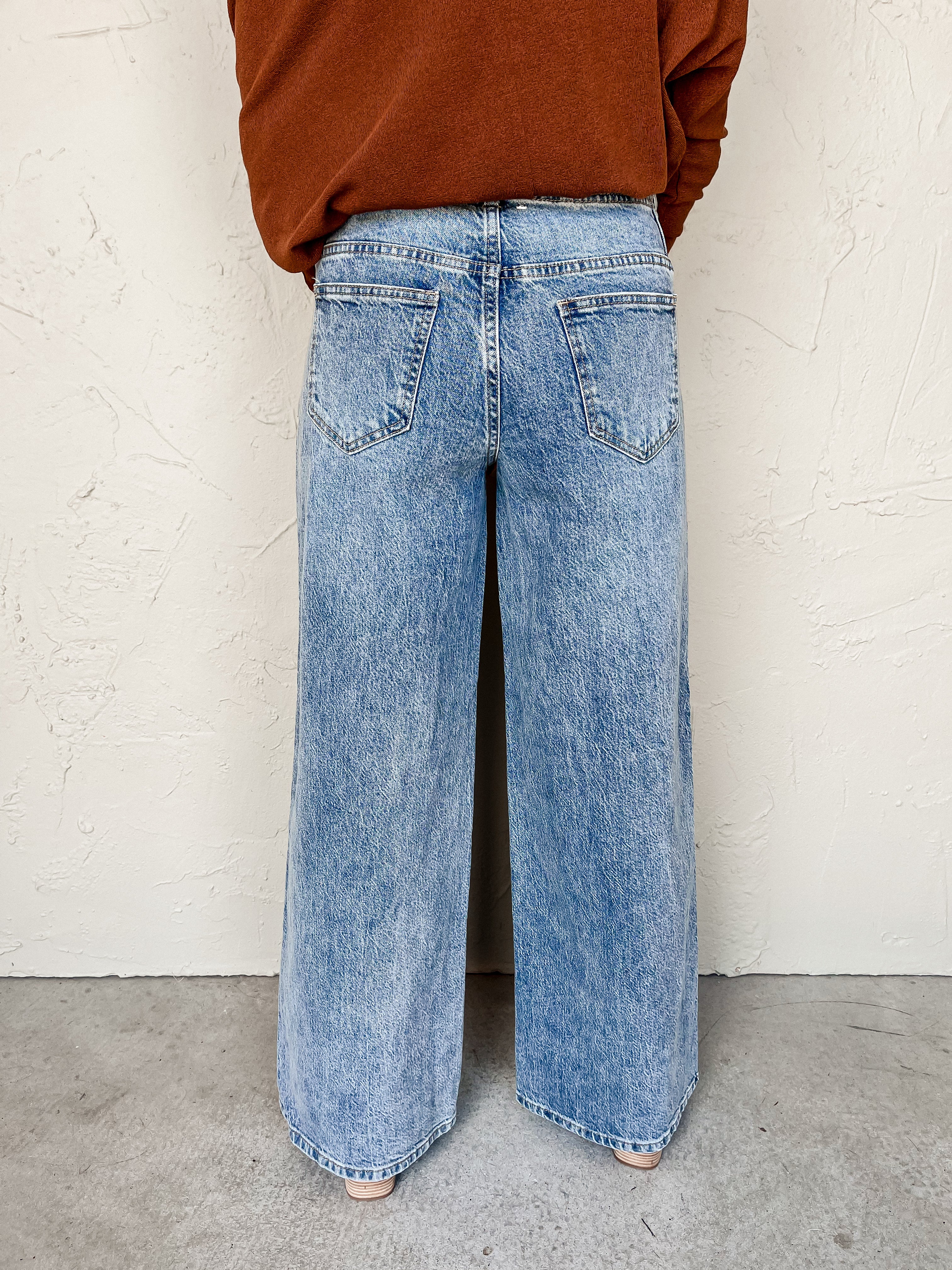 [HABITUAL] Easton Wide Leg Jean-Ocean