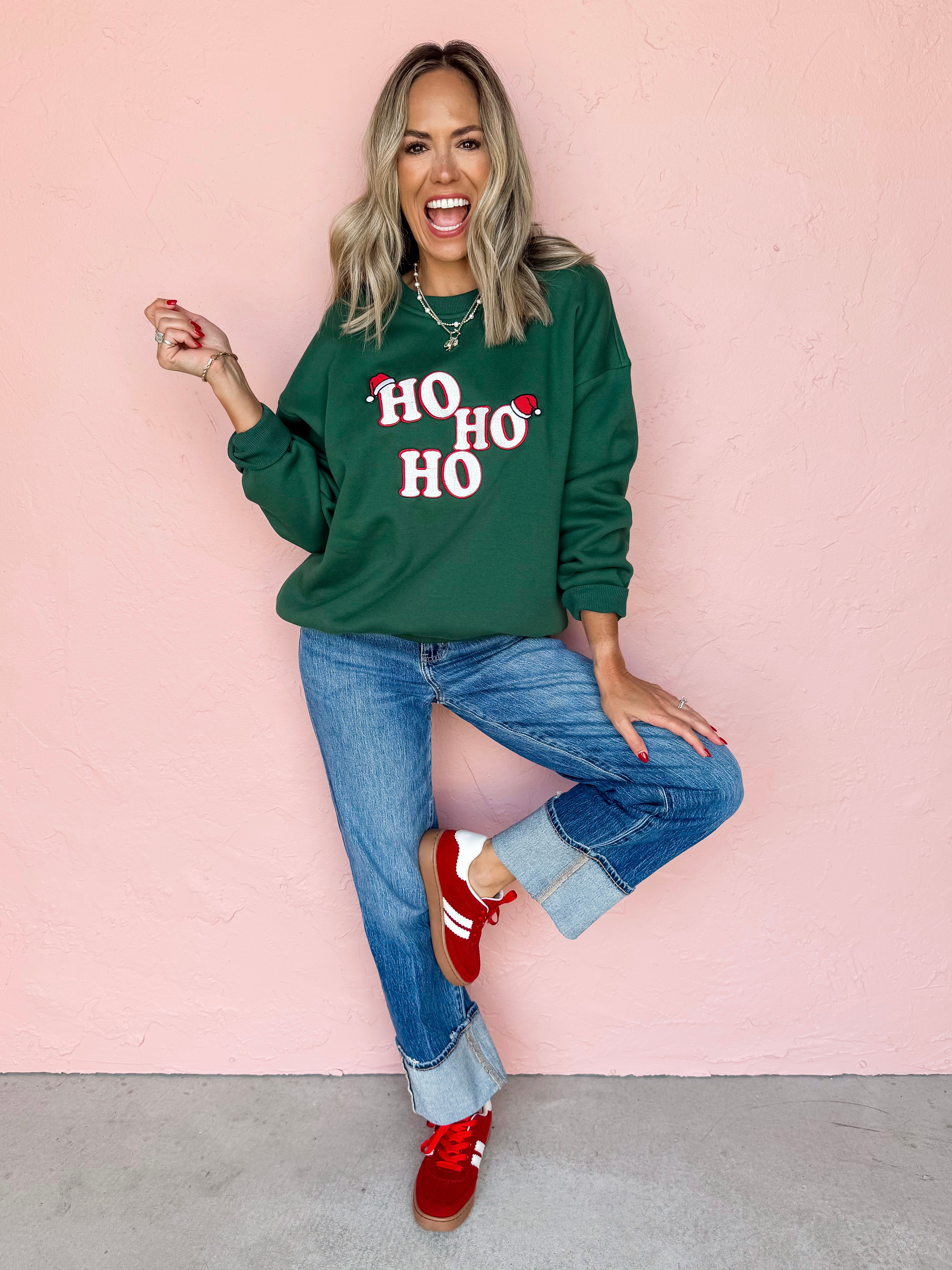 HO HO HO Fleece Sweatshirt