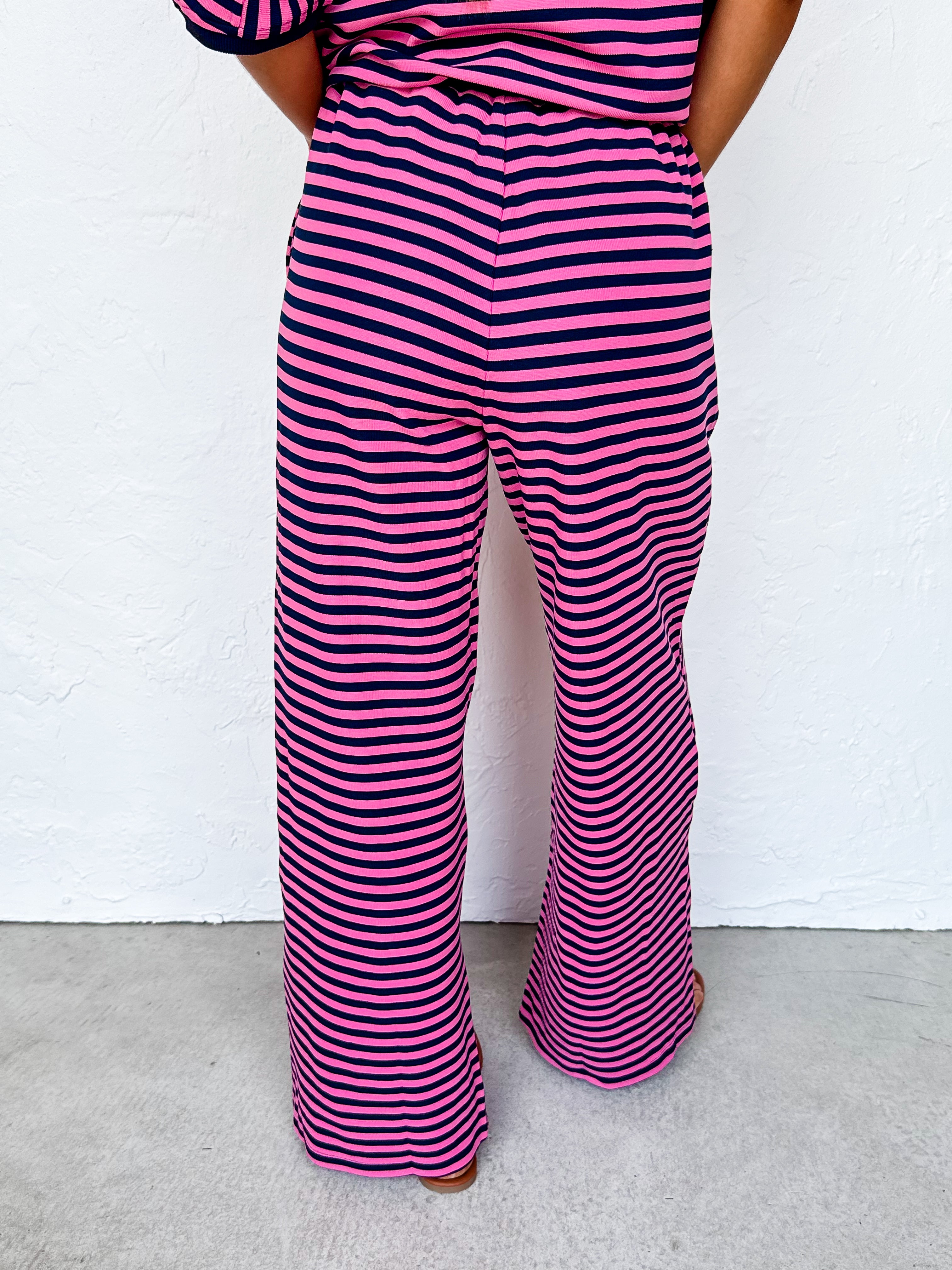 Harley Dolman Sleeve Top & Wide Leg Pant Set