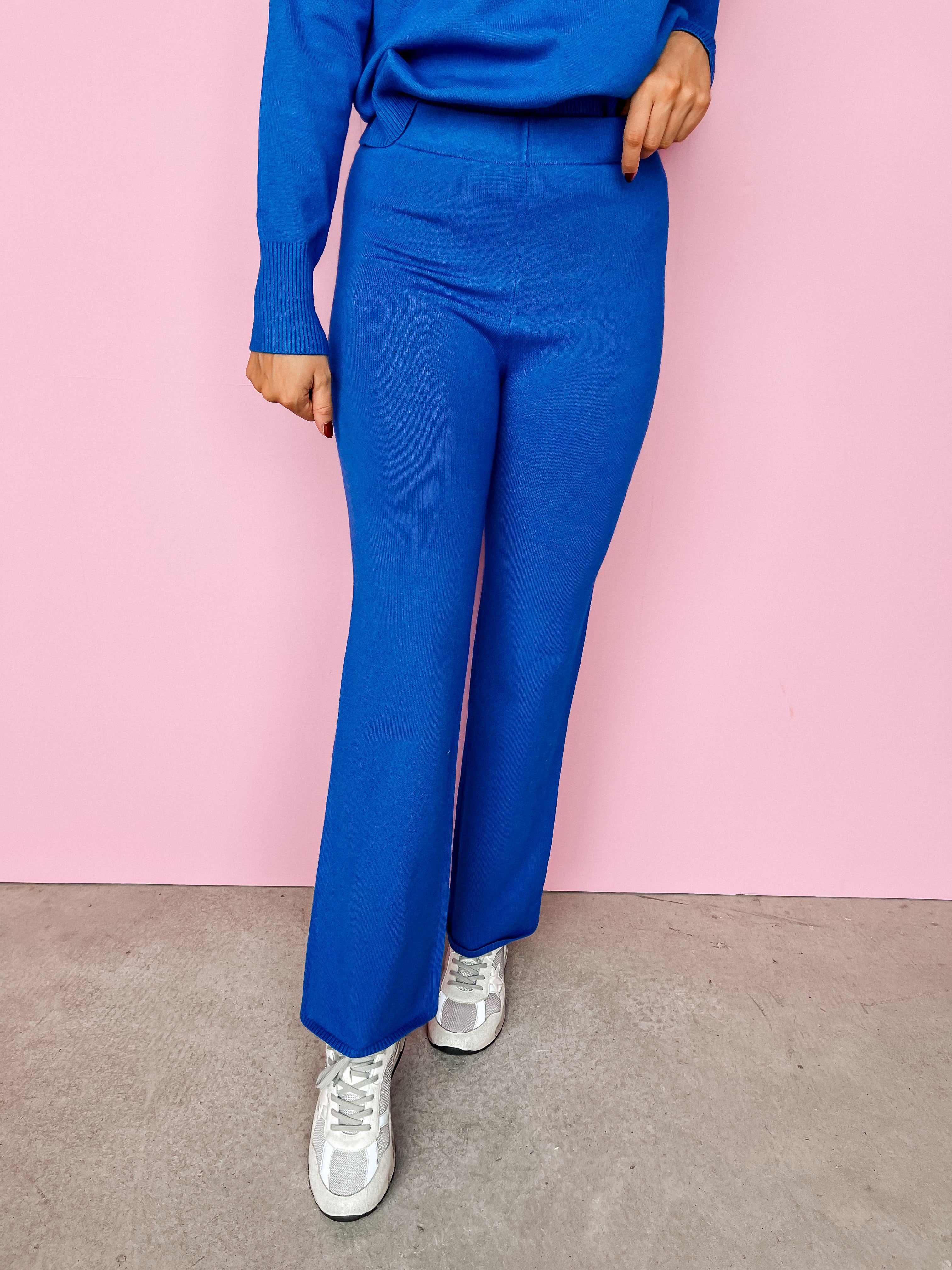Harlow Sweater and Pants Set-Blue