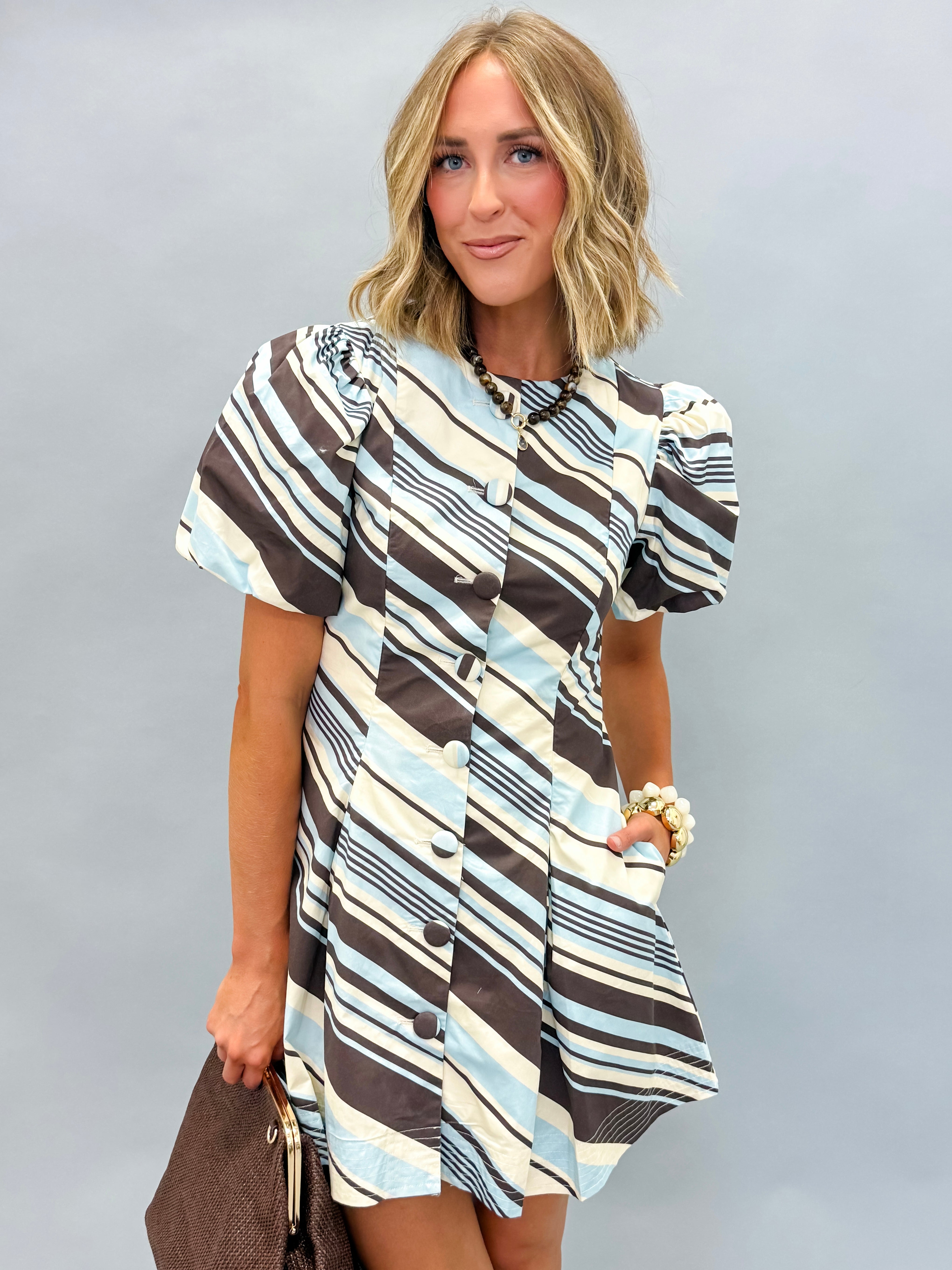 Hartley Striped Mini Dress