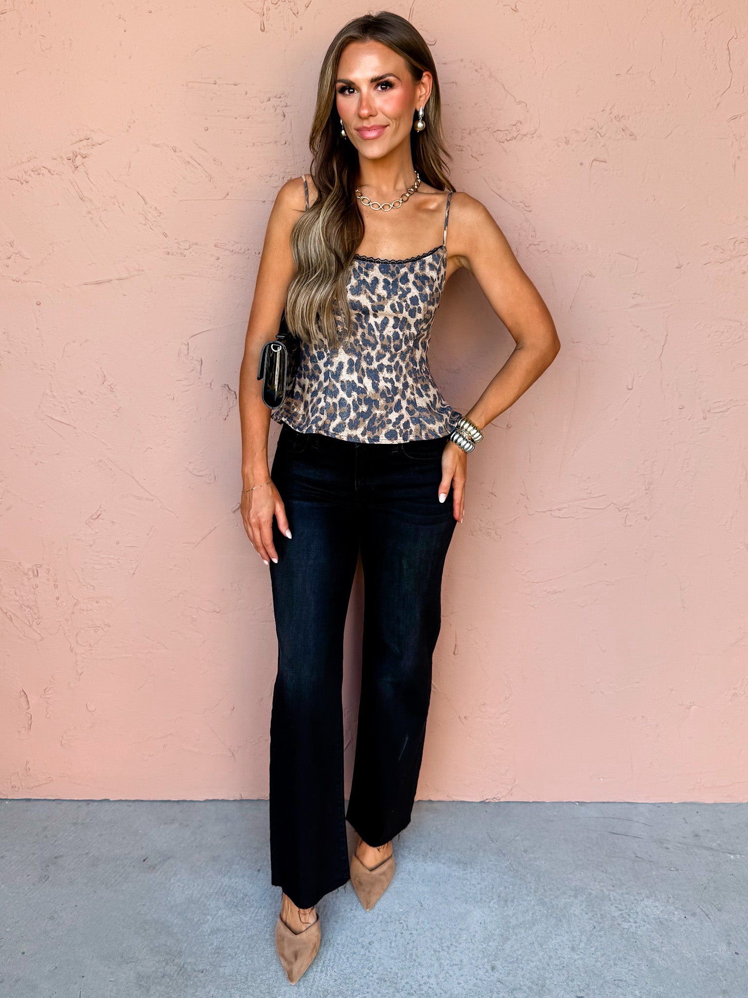 Her Sweet Side Leopard Sleeveless Top