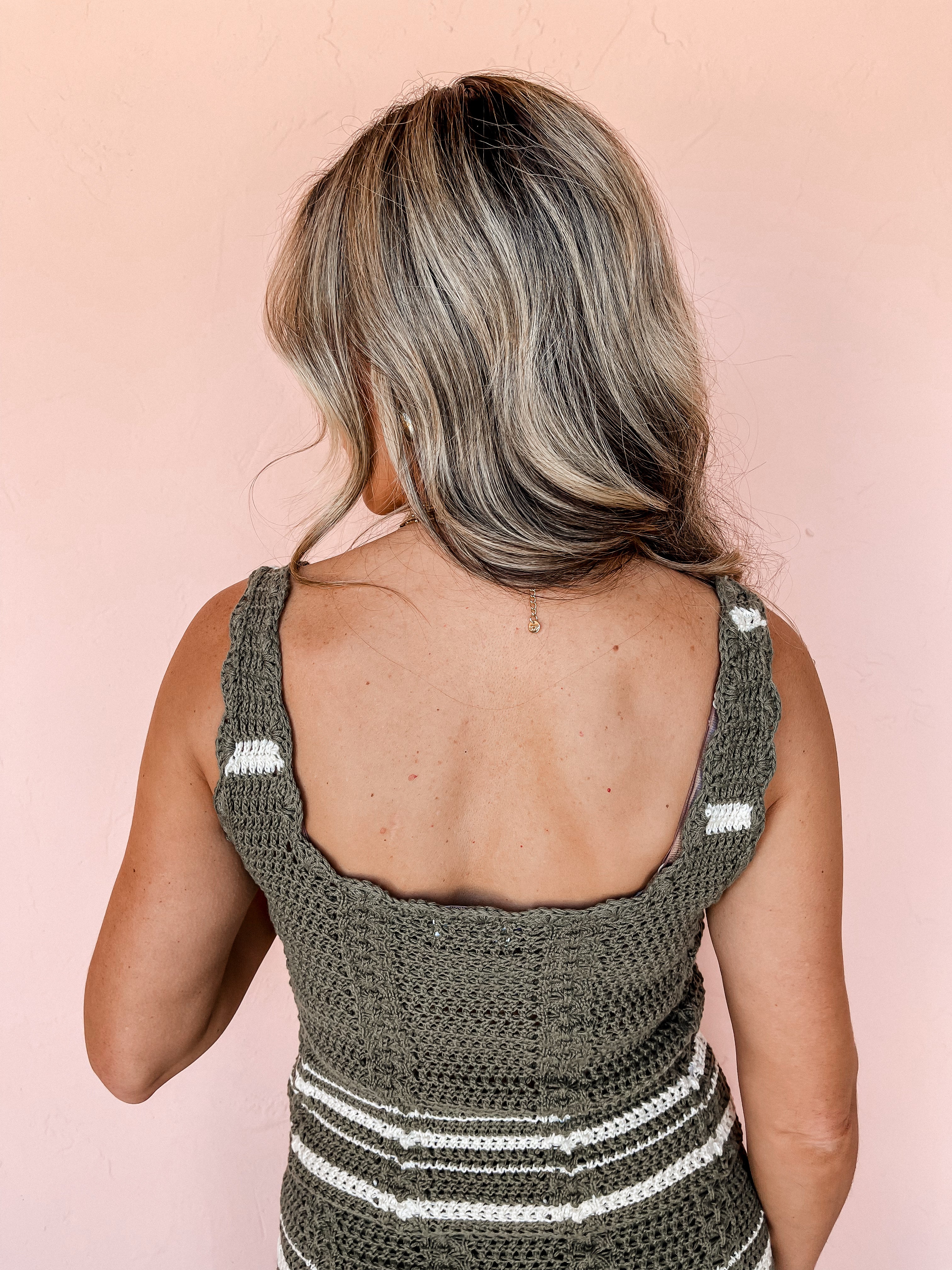 Here's To You Crochet Sleeveless Top
