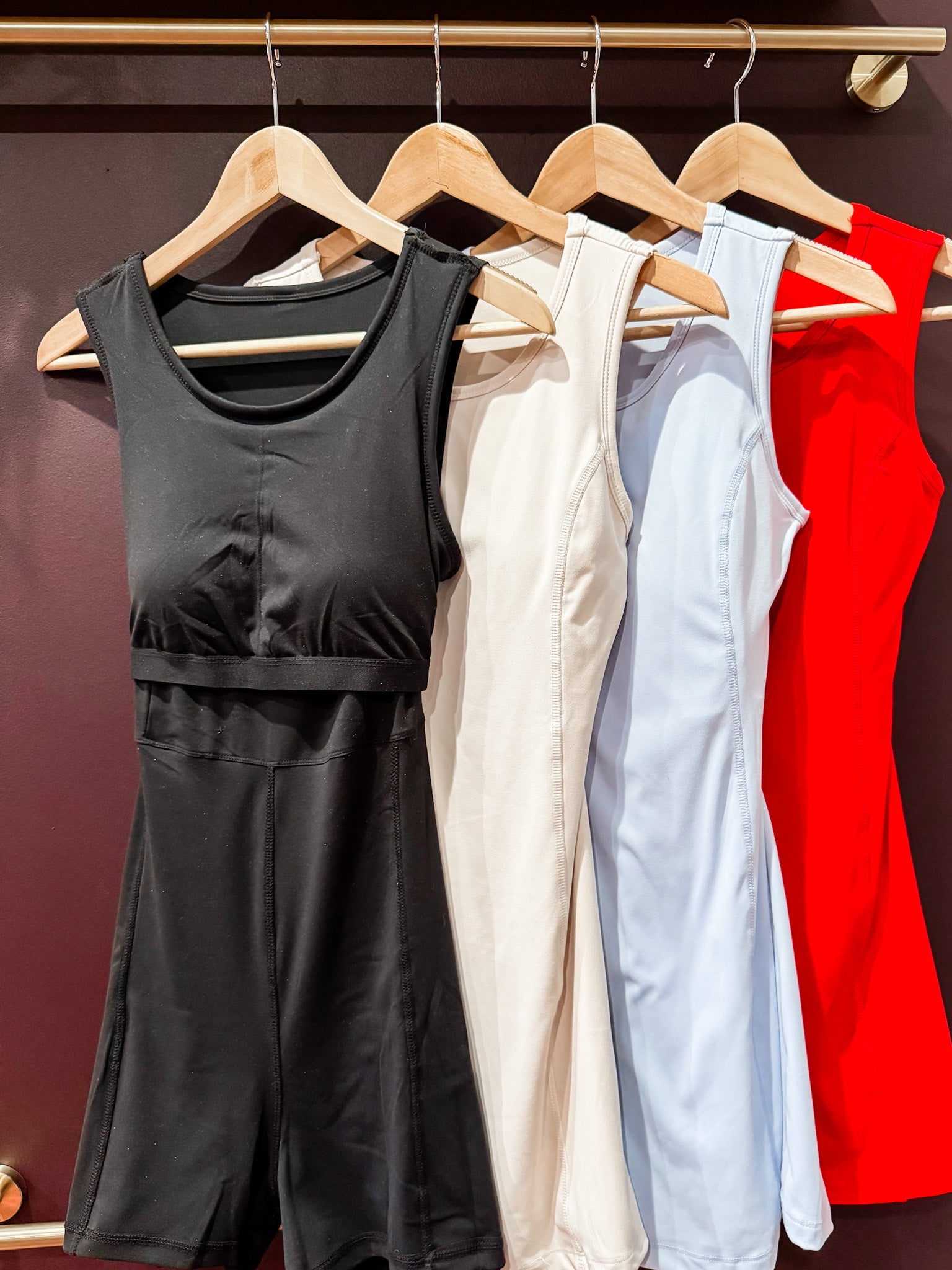 Sleek Serve Active Mini Dress-Black