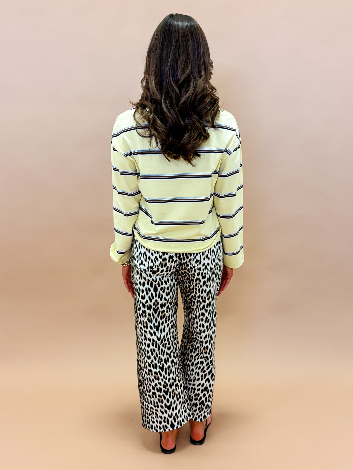 Alisa Striped Long Sleeve Tee