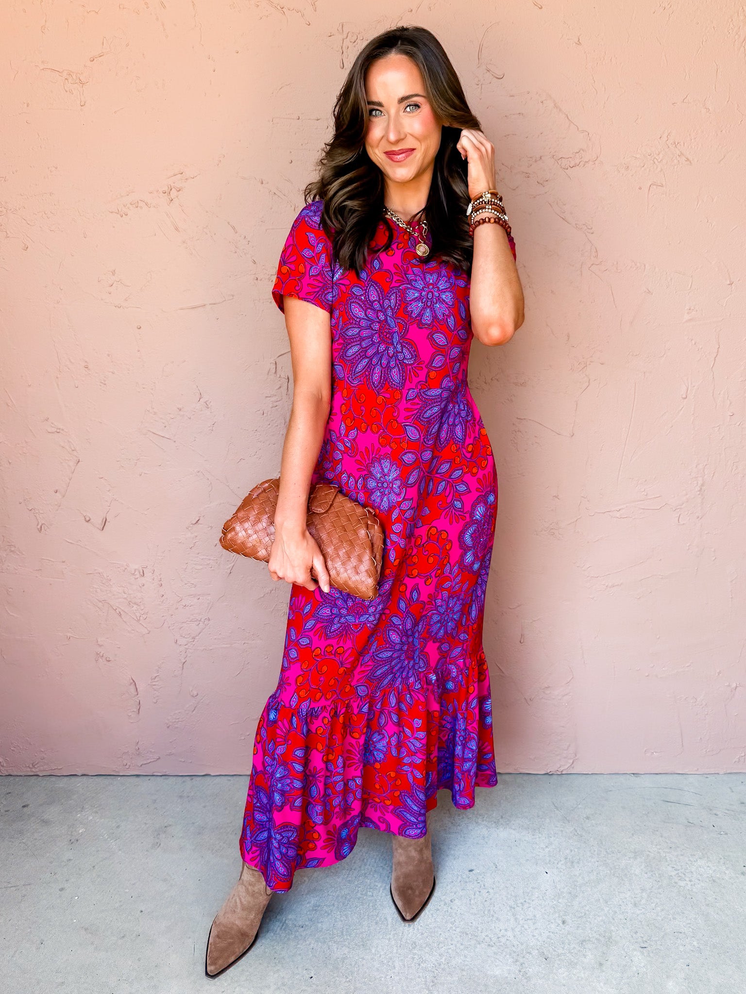 Rising Bloom Floral Maxi Dress
