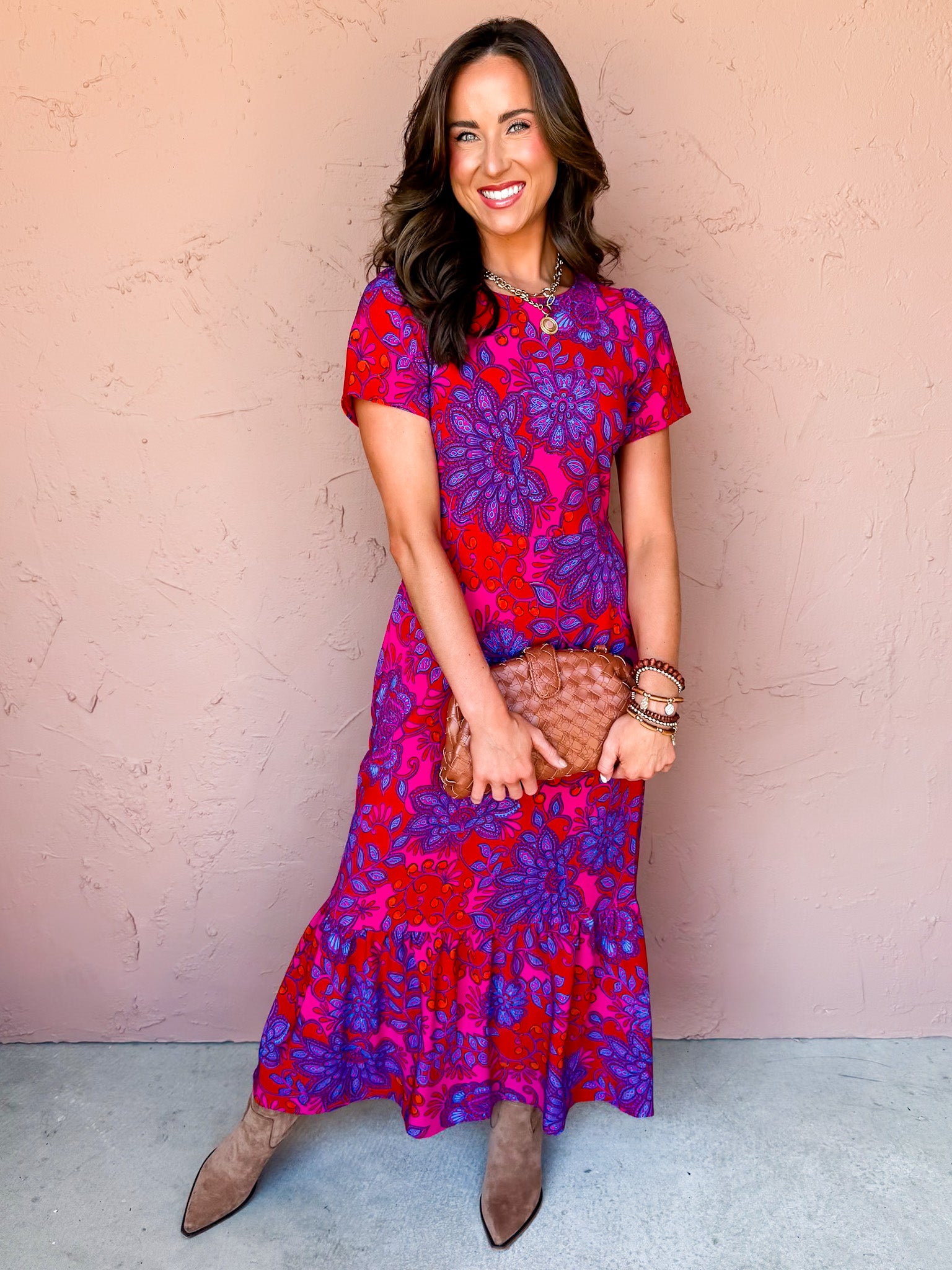 Rising Bloom Floral Maxi Dress