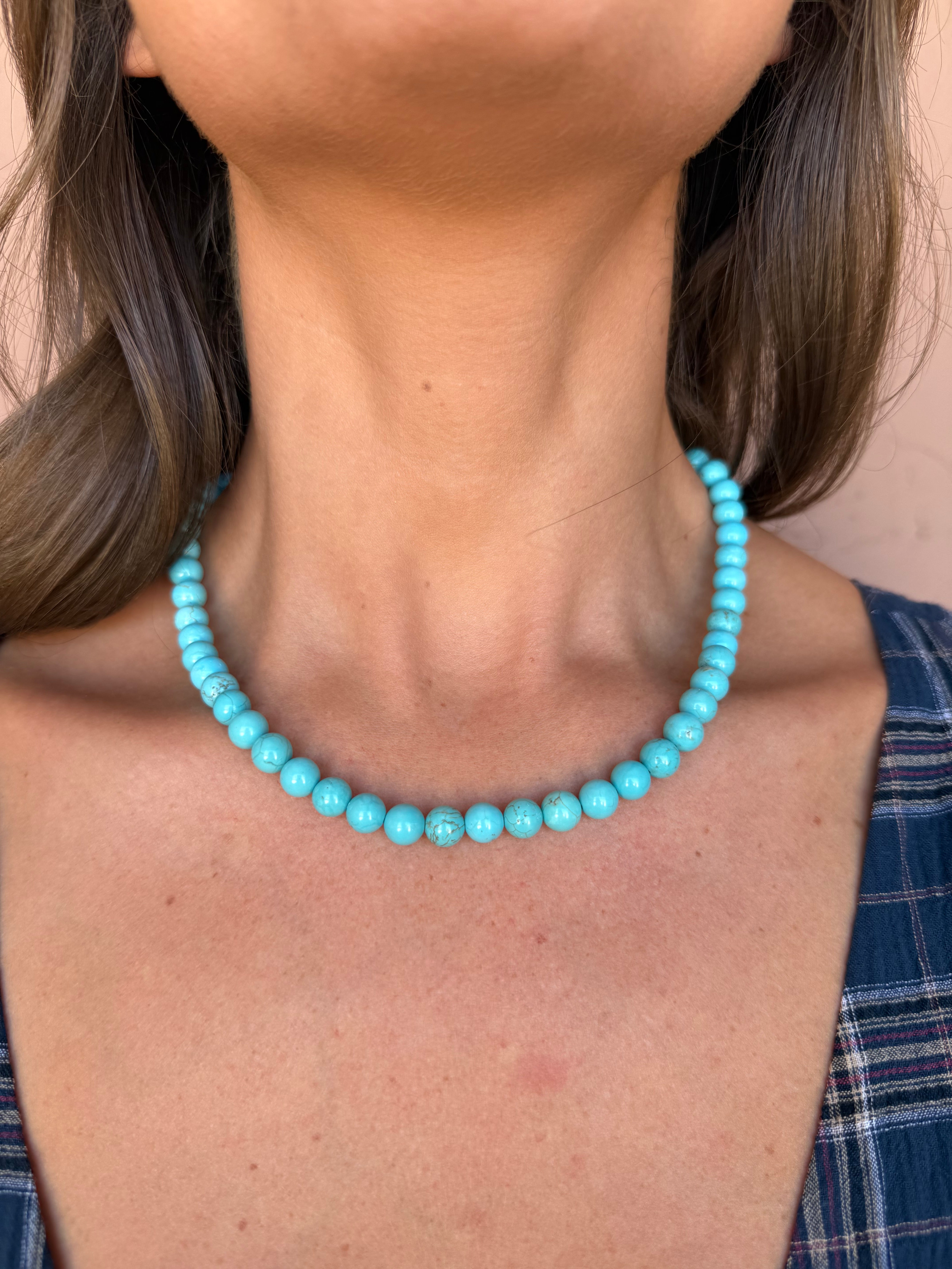 [Treasure Jewels] Blue Mood Gemstone Necklace