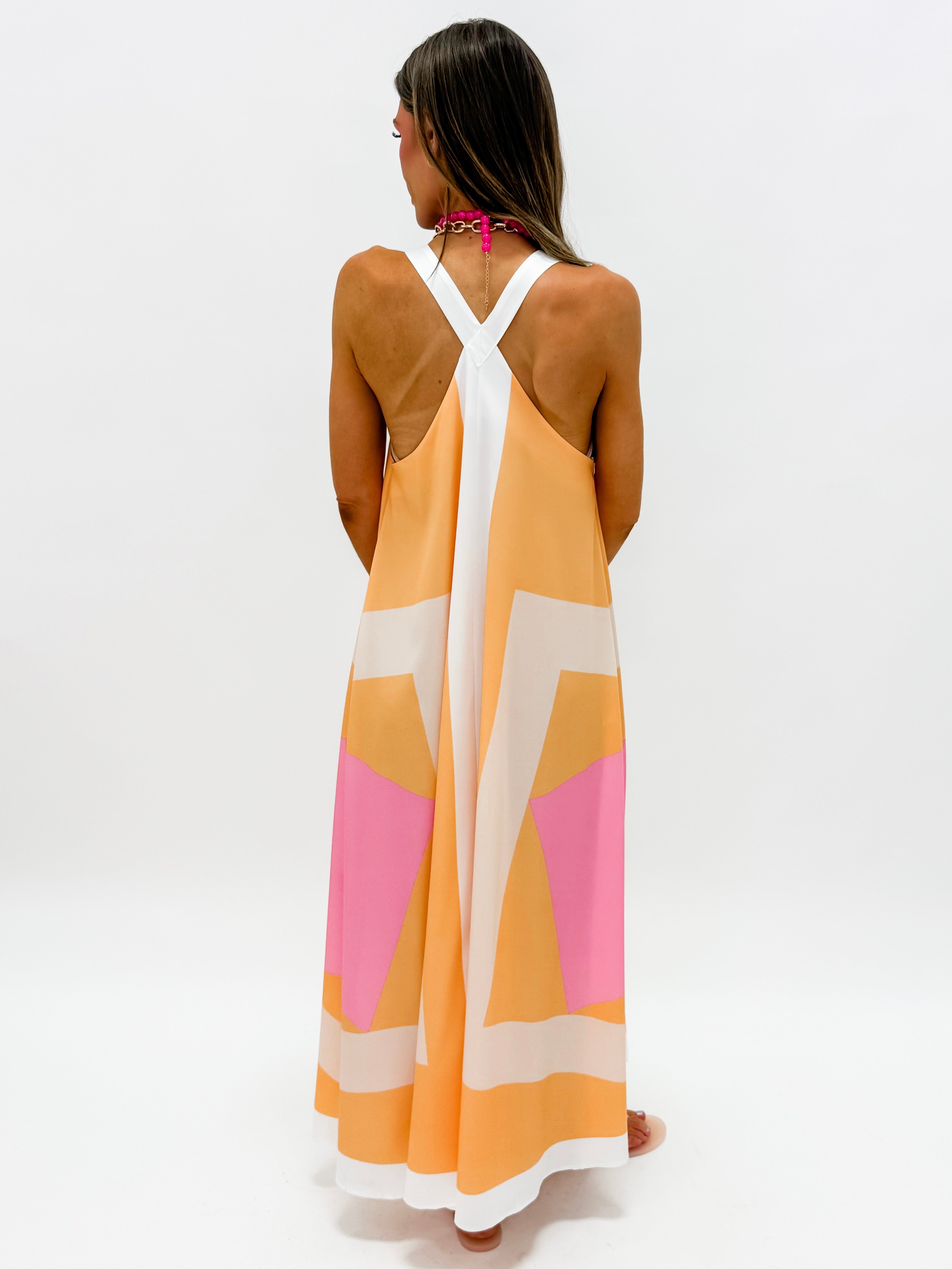 Steal The Moment Sleeveless Midi Dress