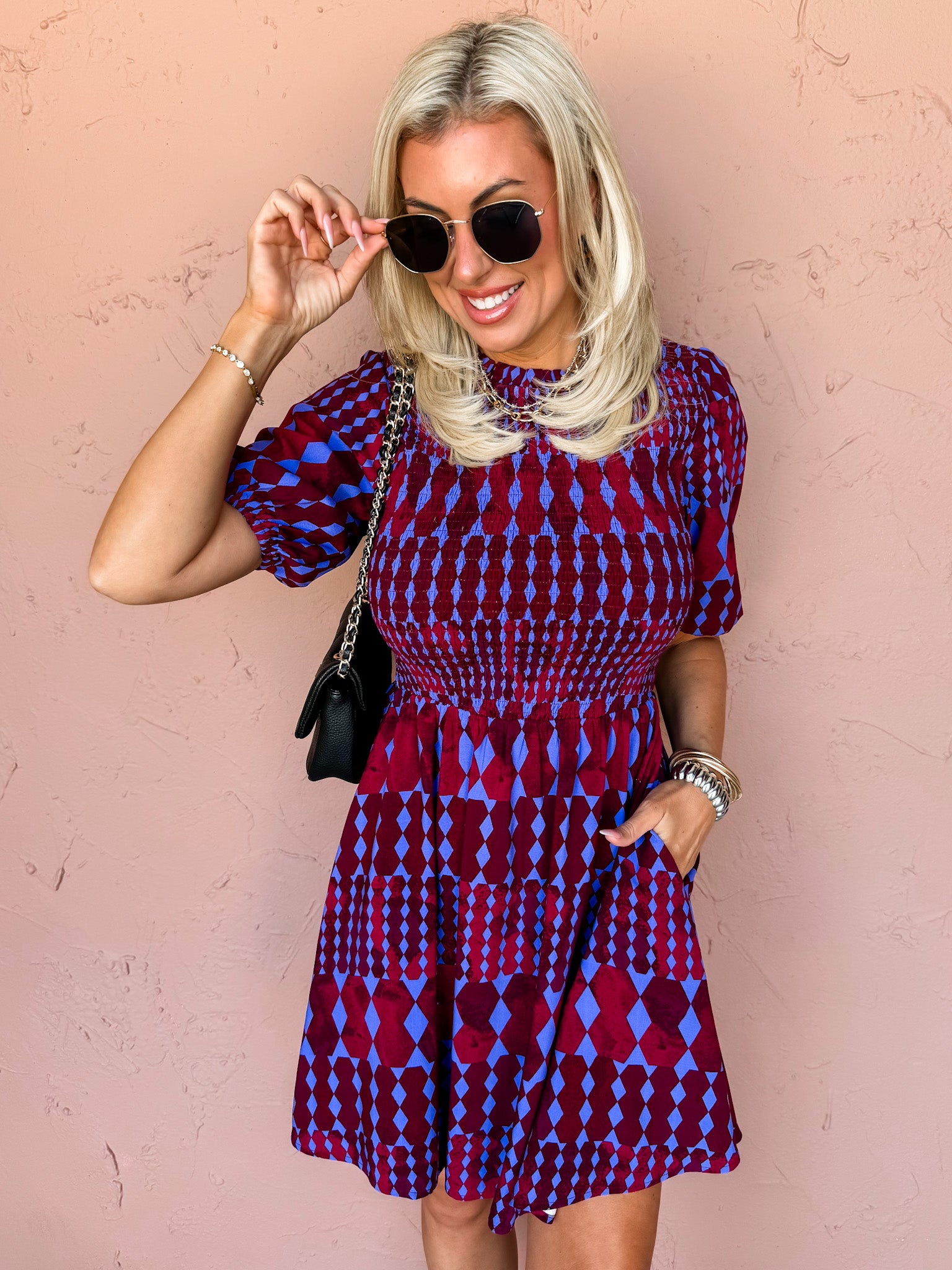 Moody Concept Abstract Mini Dress