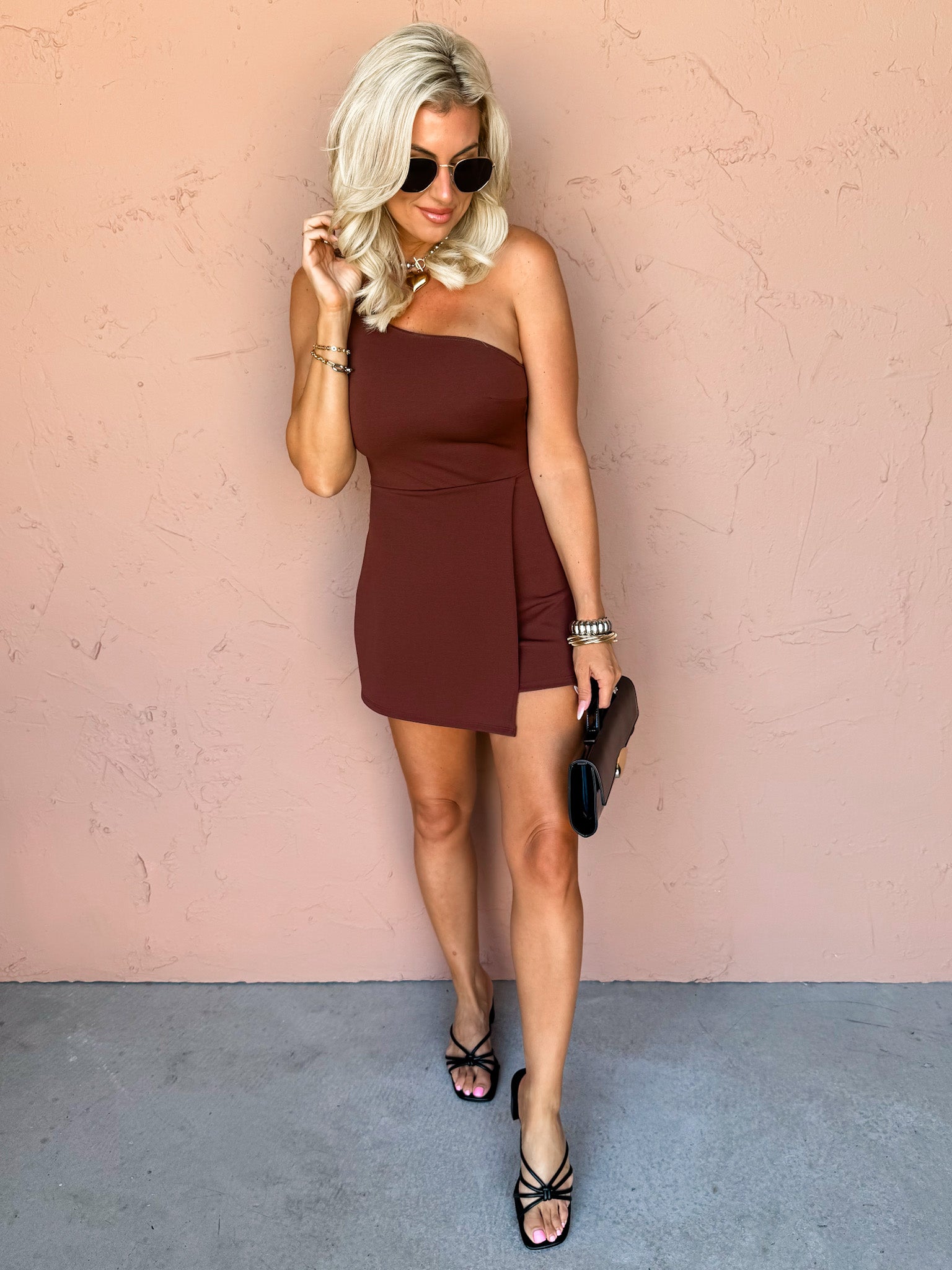 Serenity One Shoulder Romper