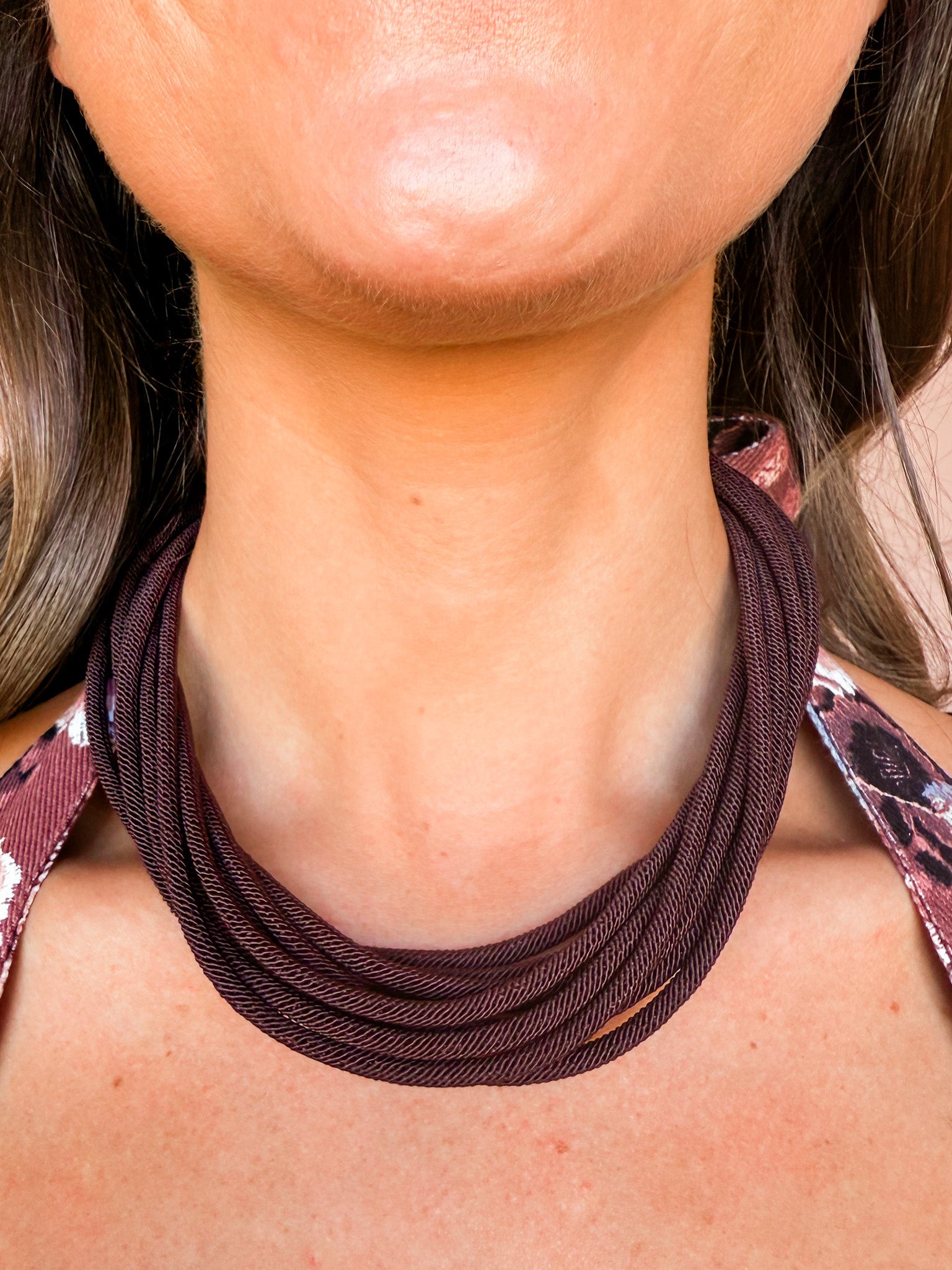 Nowhere To Be Rope Necklace