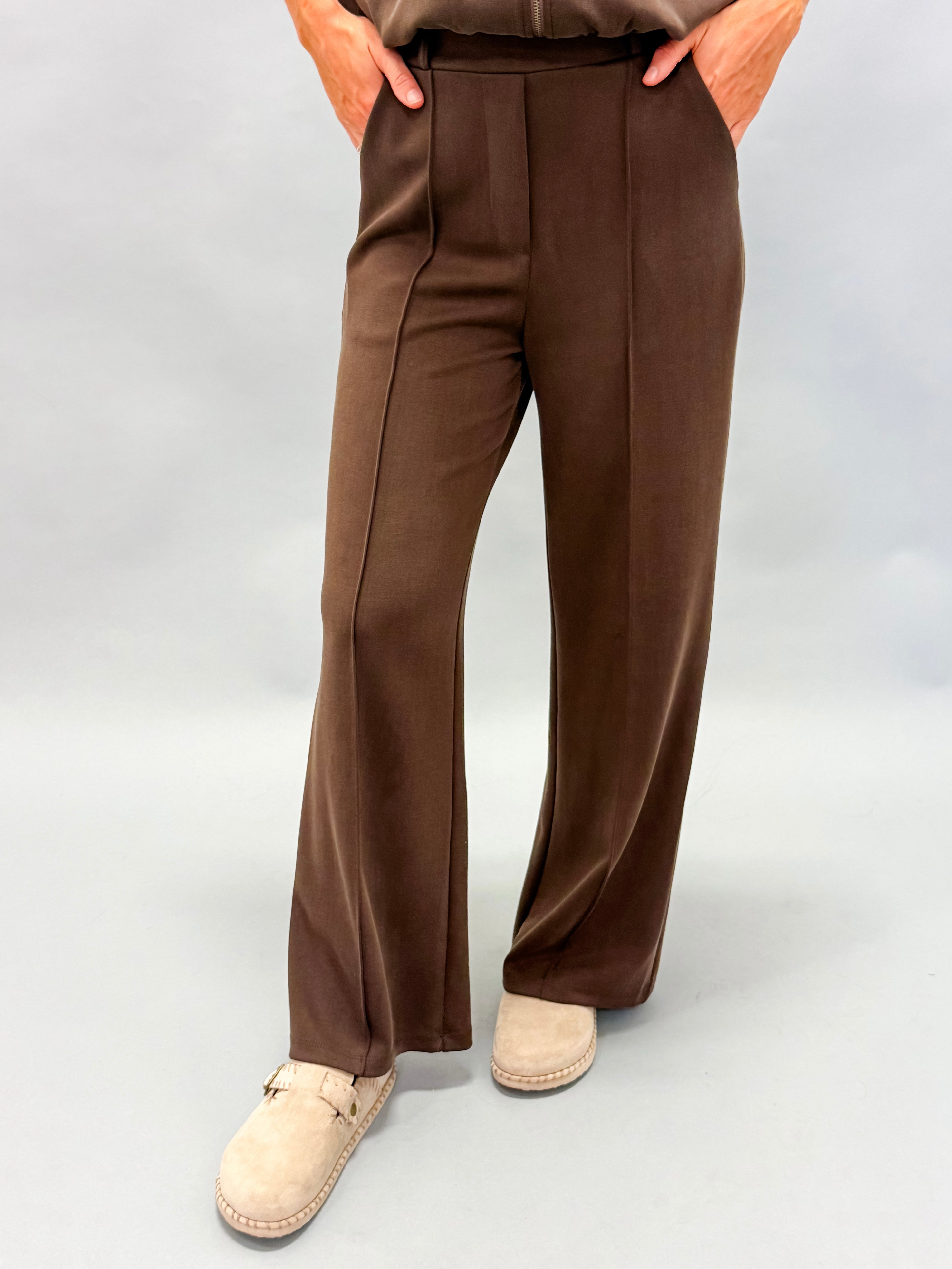 Maggie Brushed Modal Pintuck Pants
