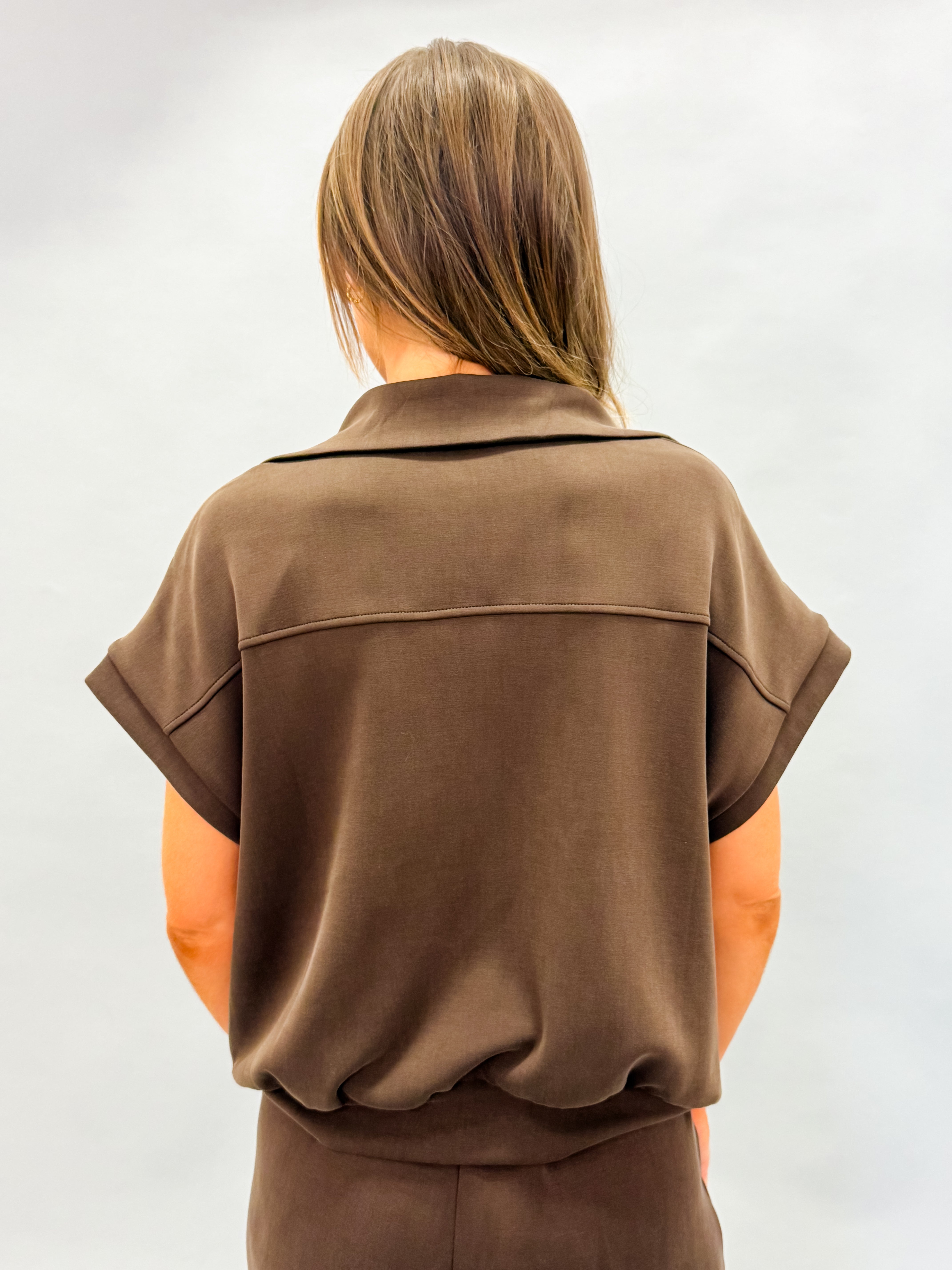 Maggie Brushed Modal Short Sleeve Jacket