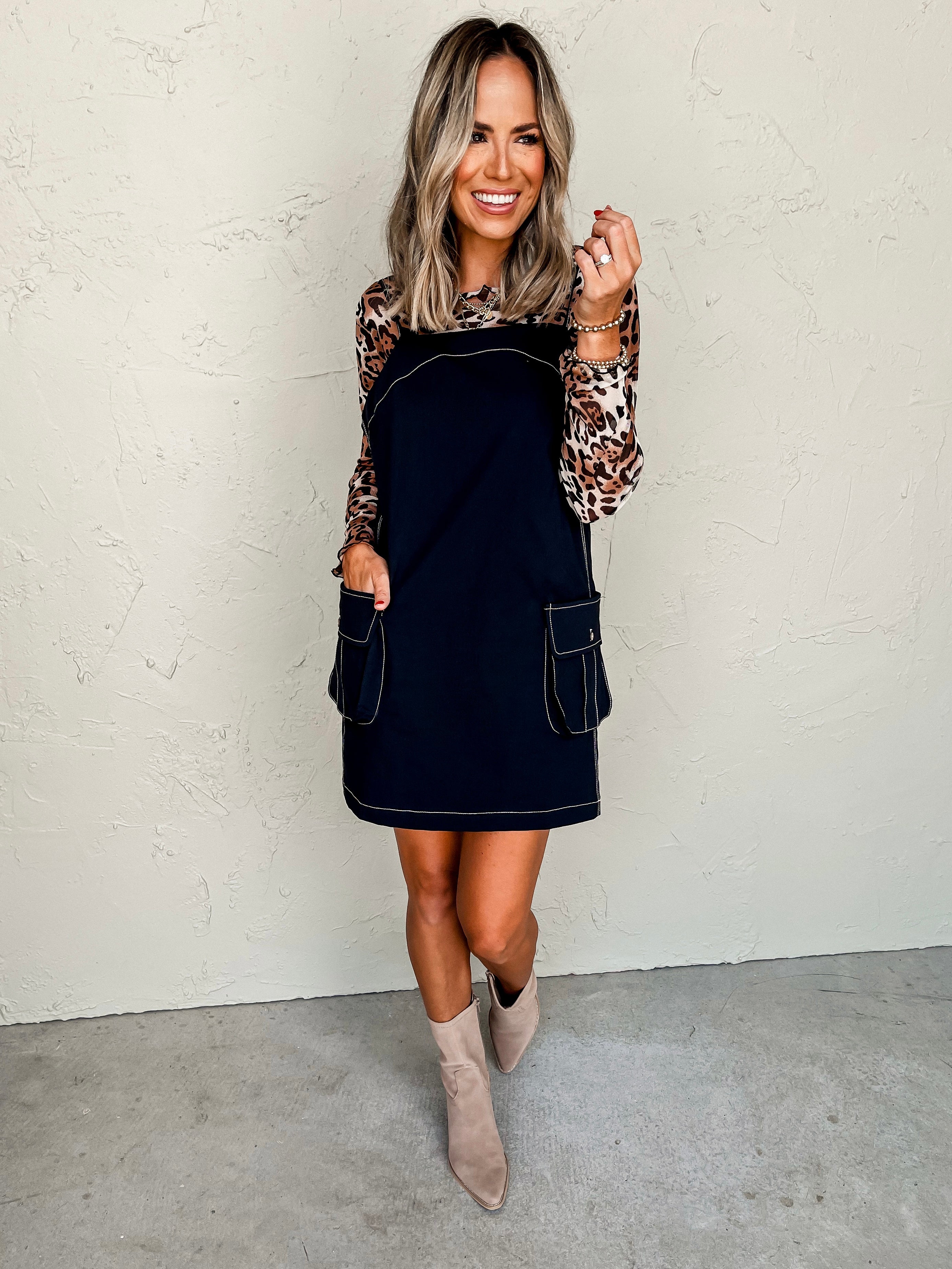 Important Decision Sleeveless Mini Dress