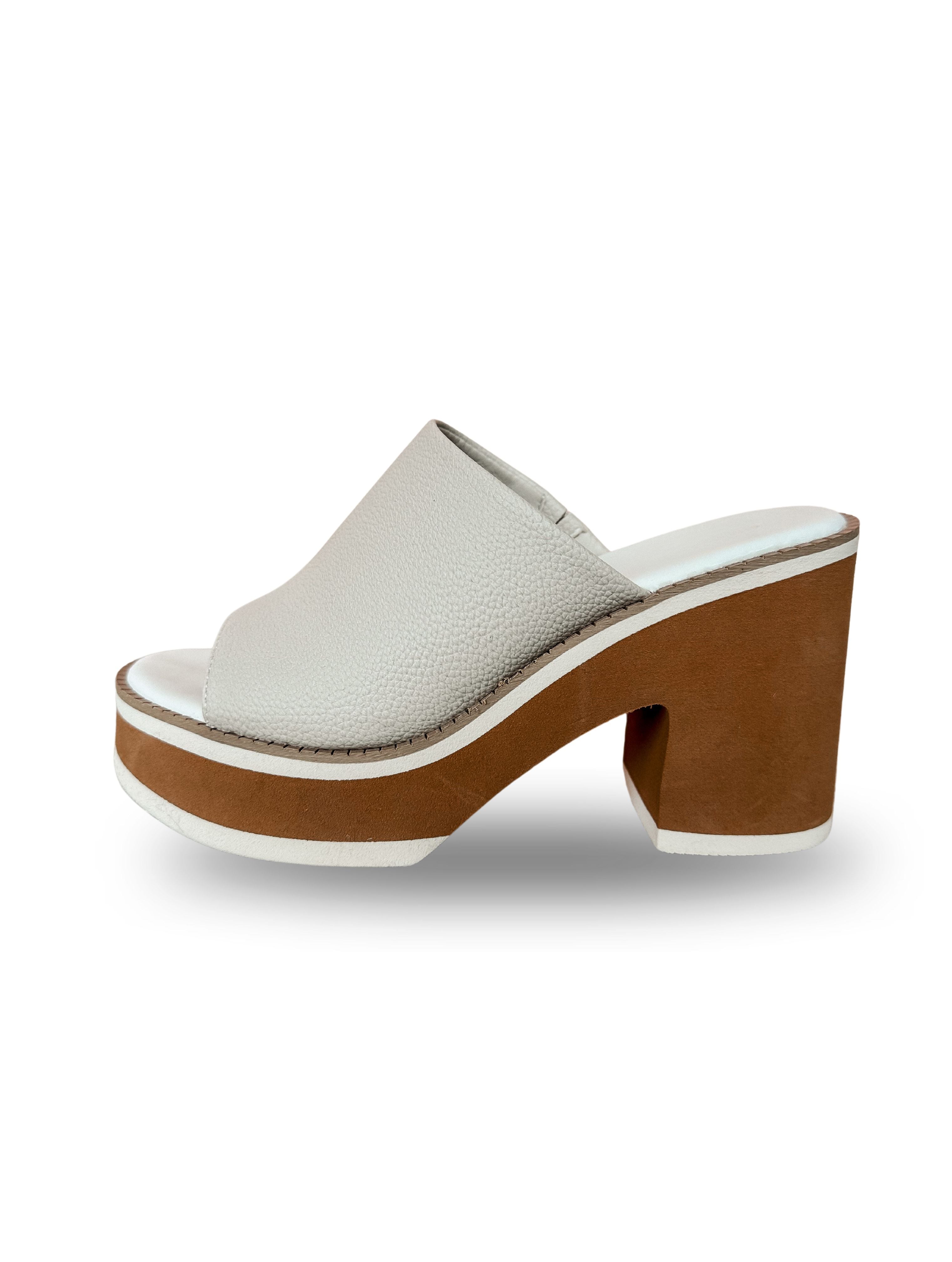 Jemma Platform Heel Sandal-Ivory