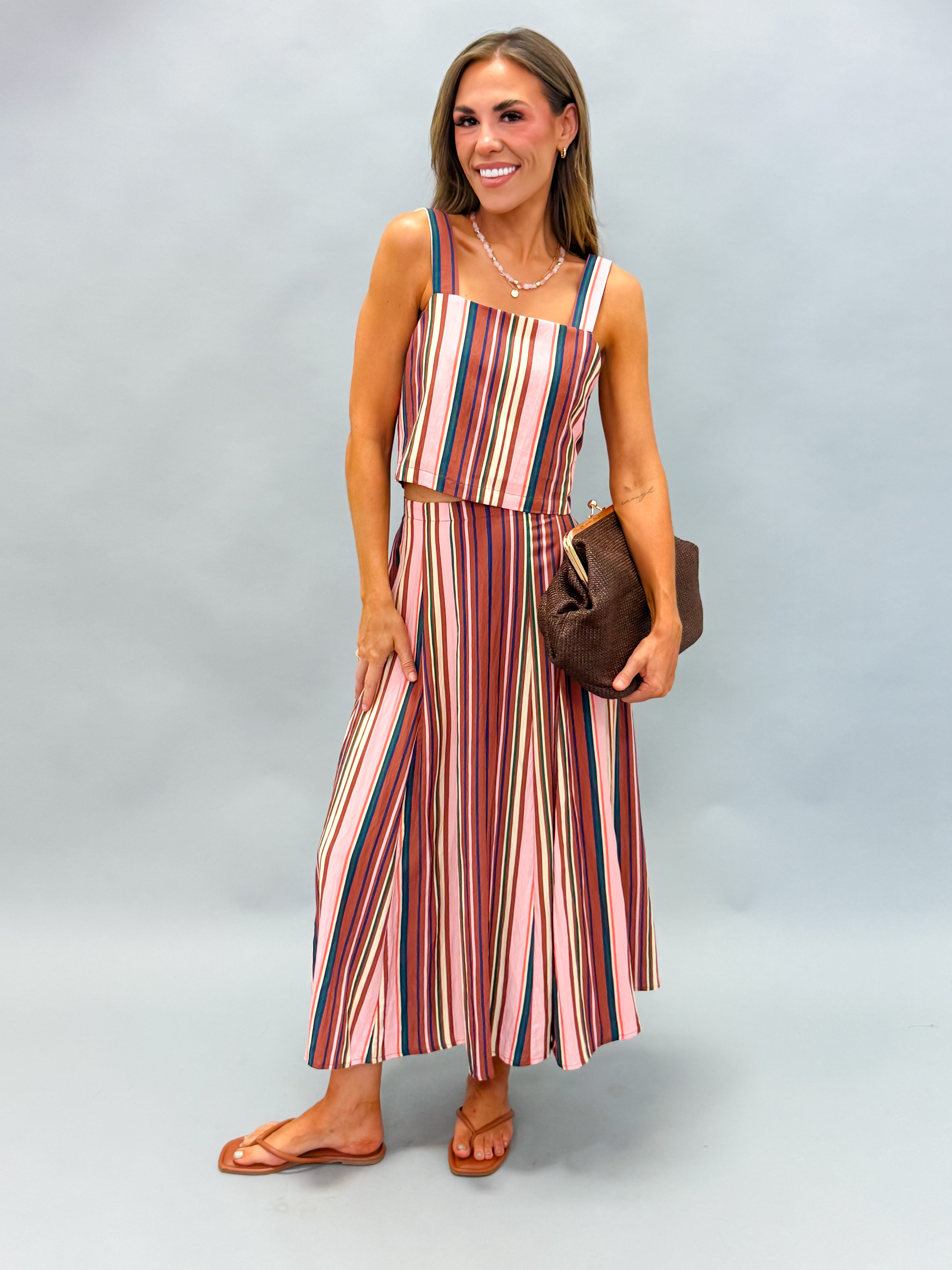Jessie Striped Sleeveless Top