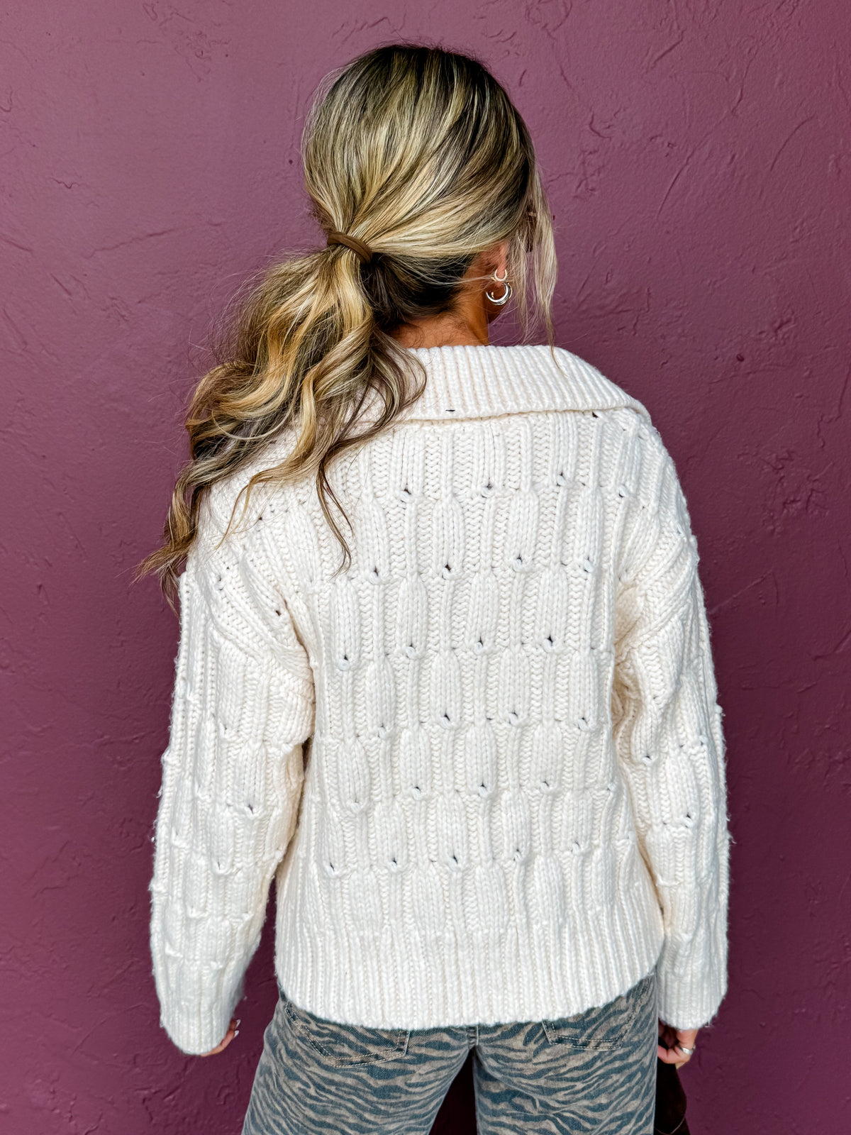 Jolie Cable Knit Sweater