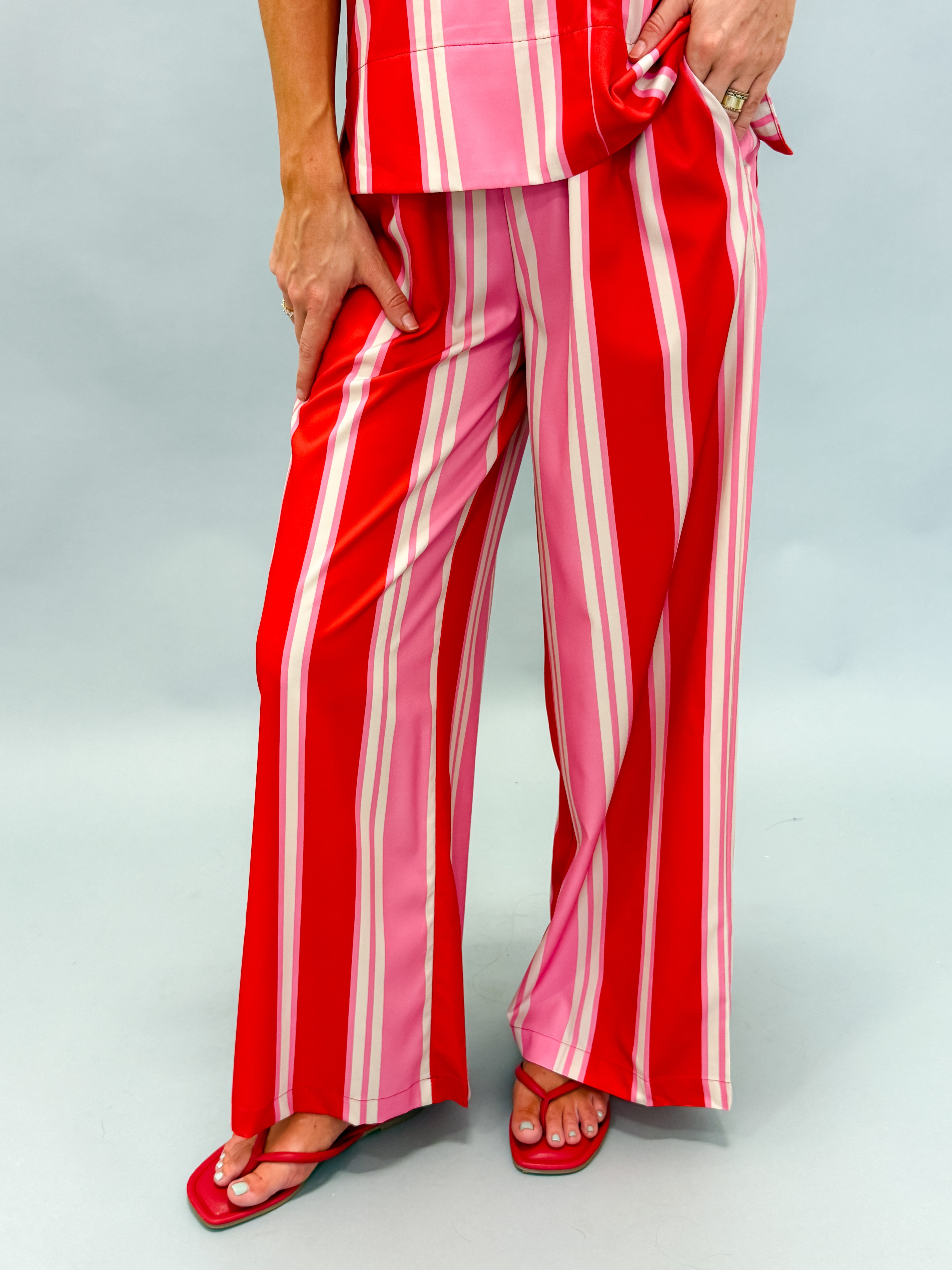 Jules Striped Top and Pants Set
