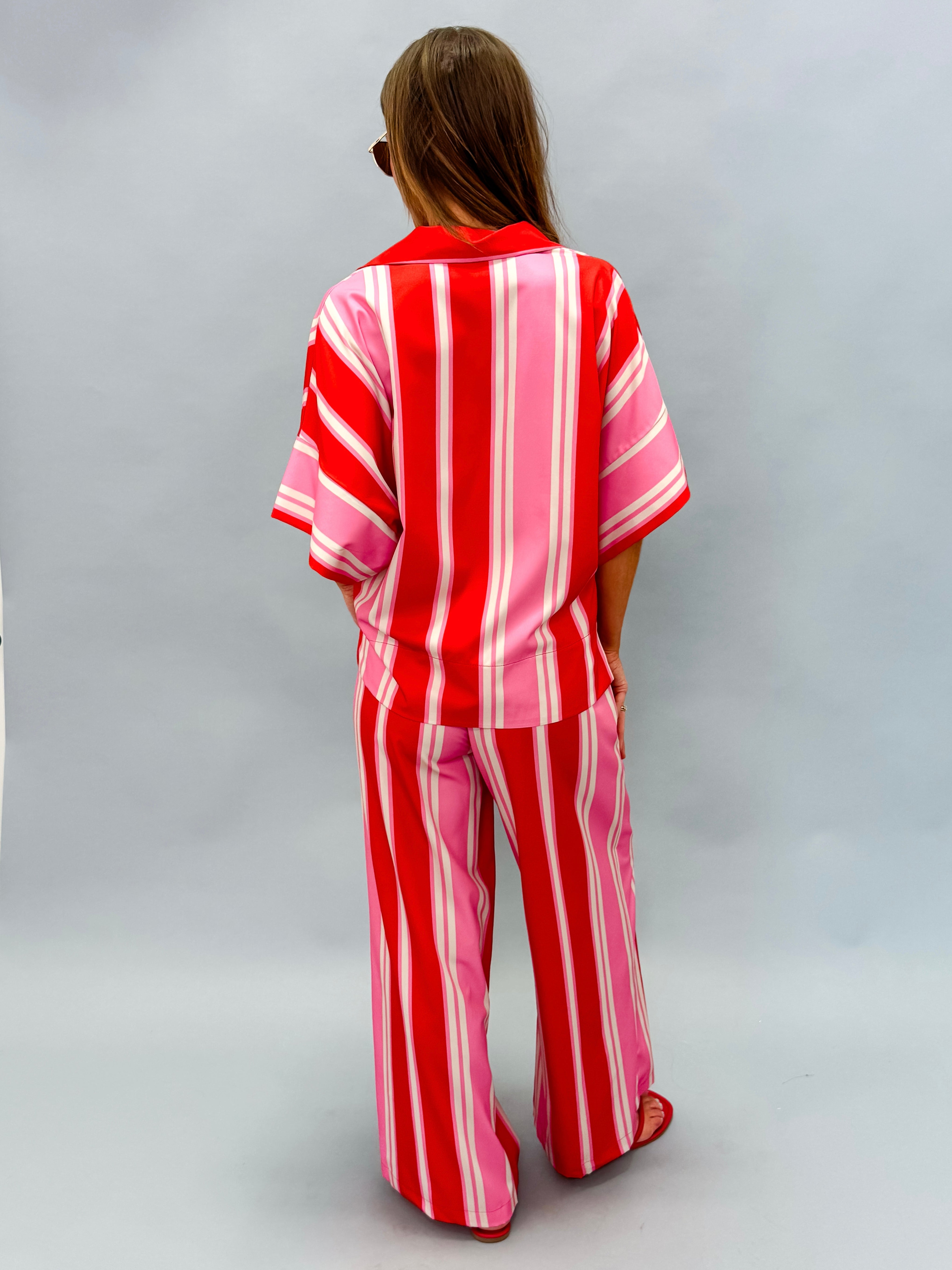 Jules Striped Top and Pants Set