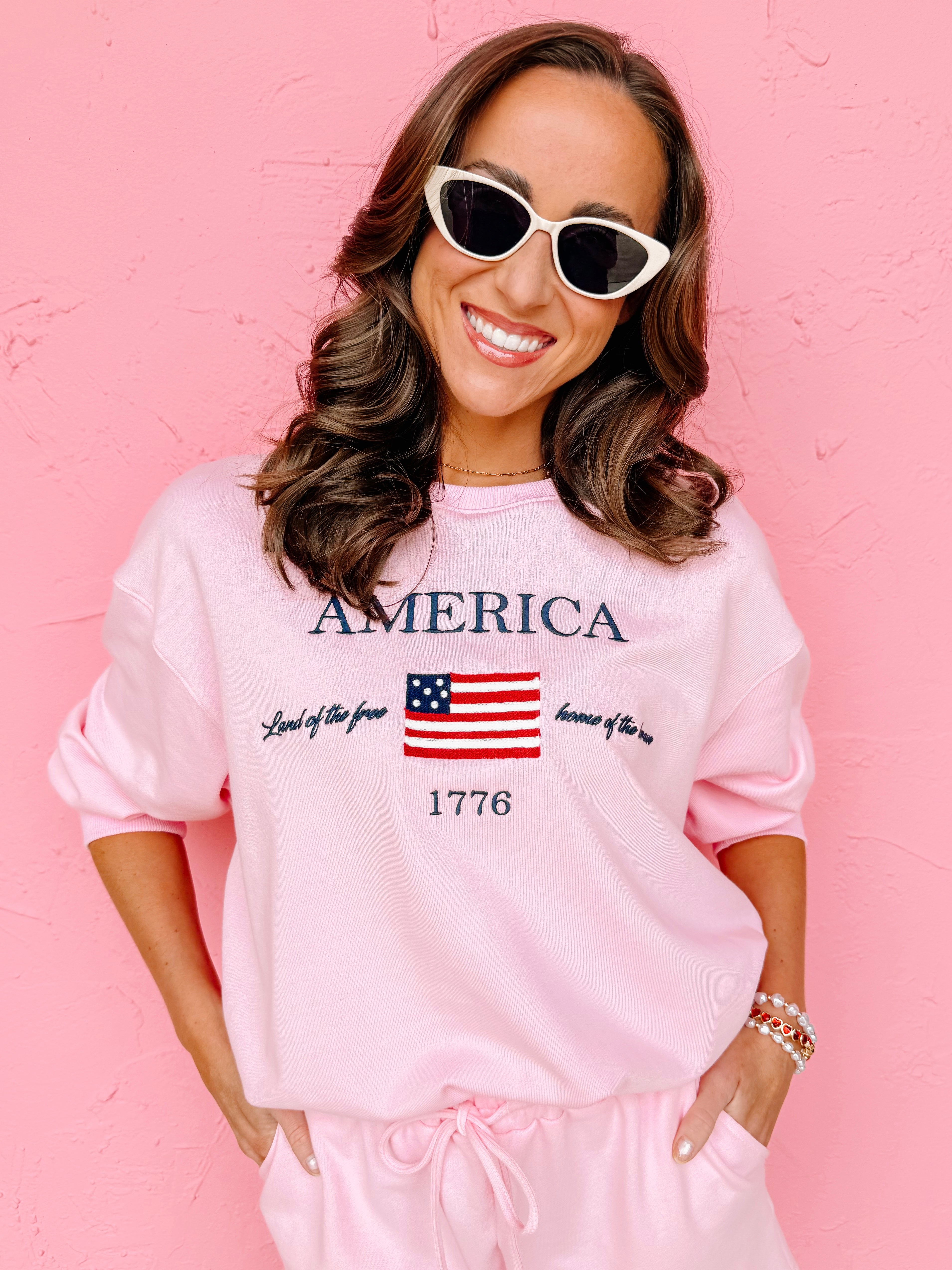 Keegan Usa Flag Sweatshirt
