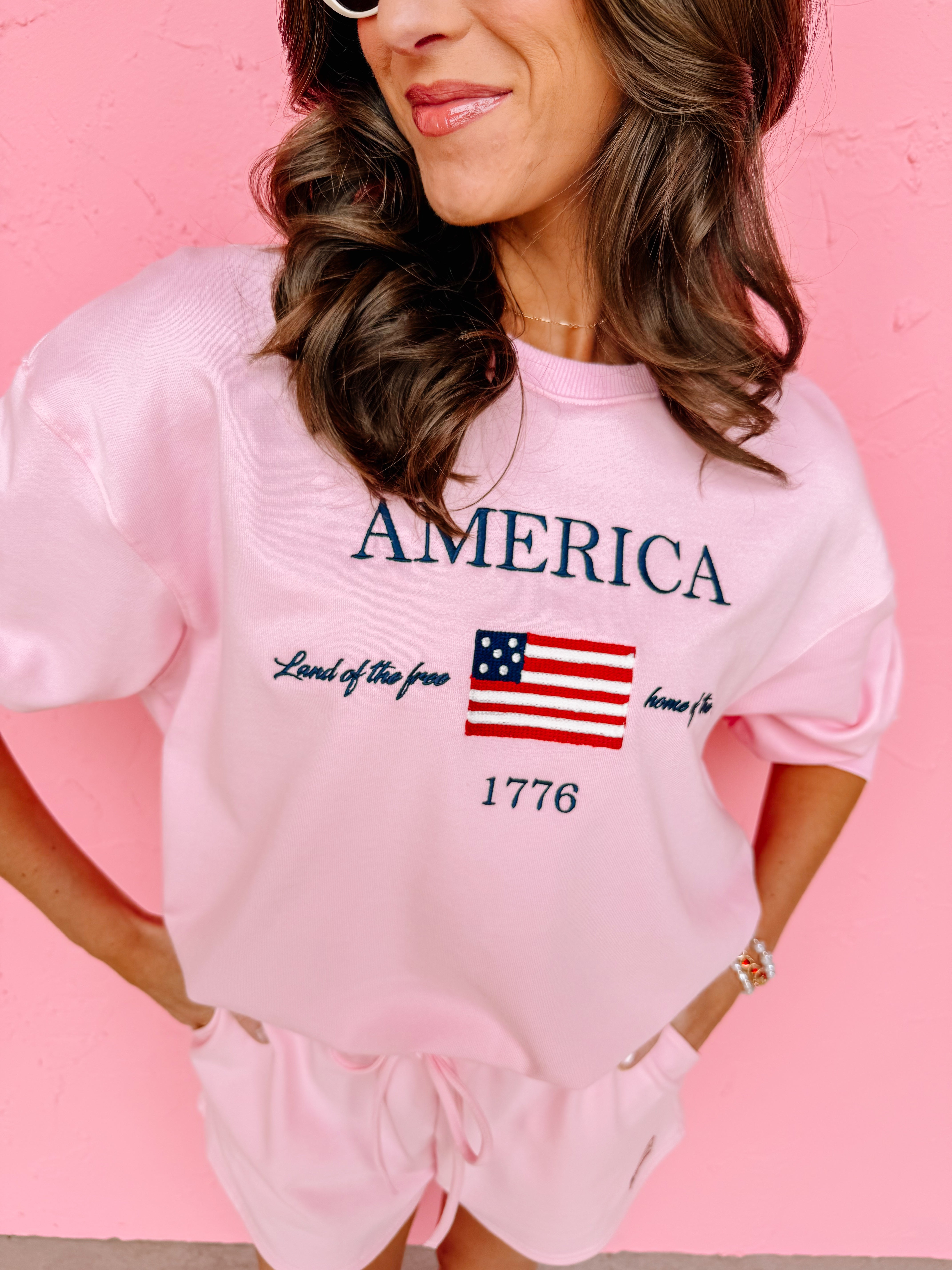 Keegan Usa Flag Sweatshirt