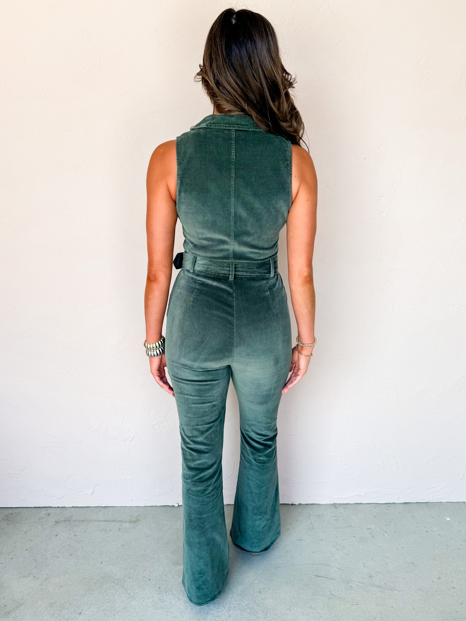 Keepsake Forever Sleeveless Corduroy Jumpsuit