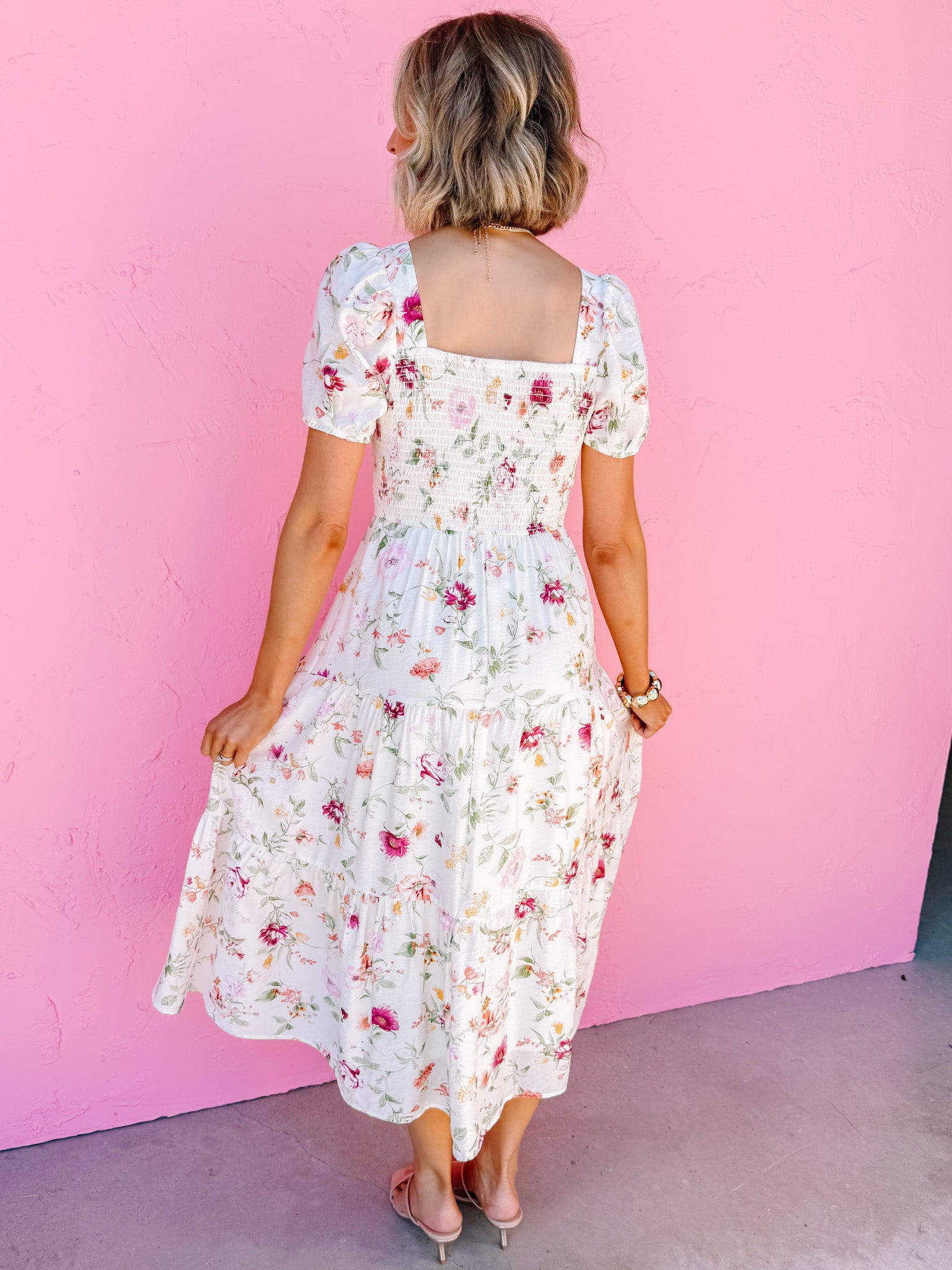 Kelsie Floral Midi Dress