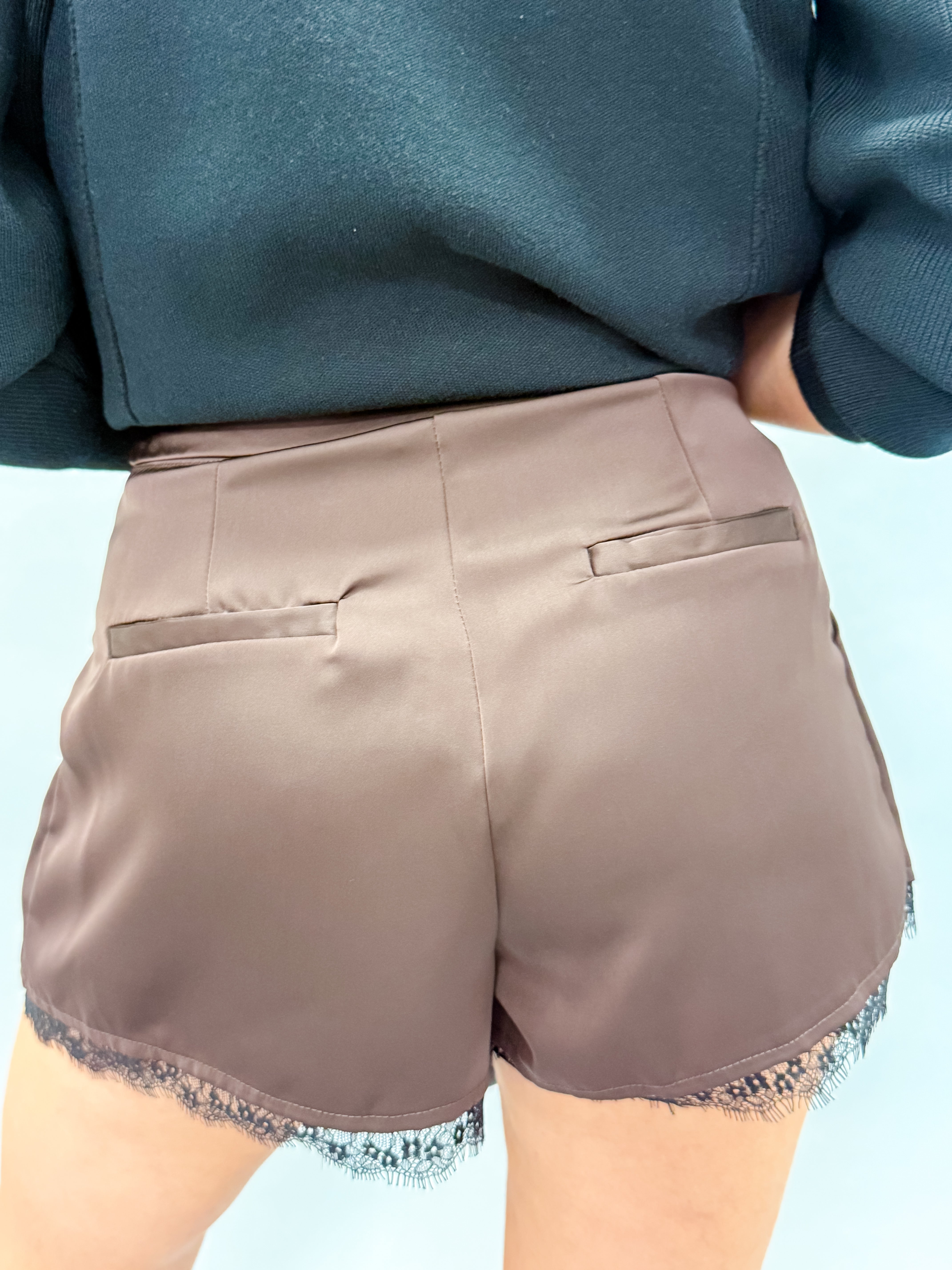 Kendall Satin Trim Shorts