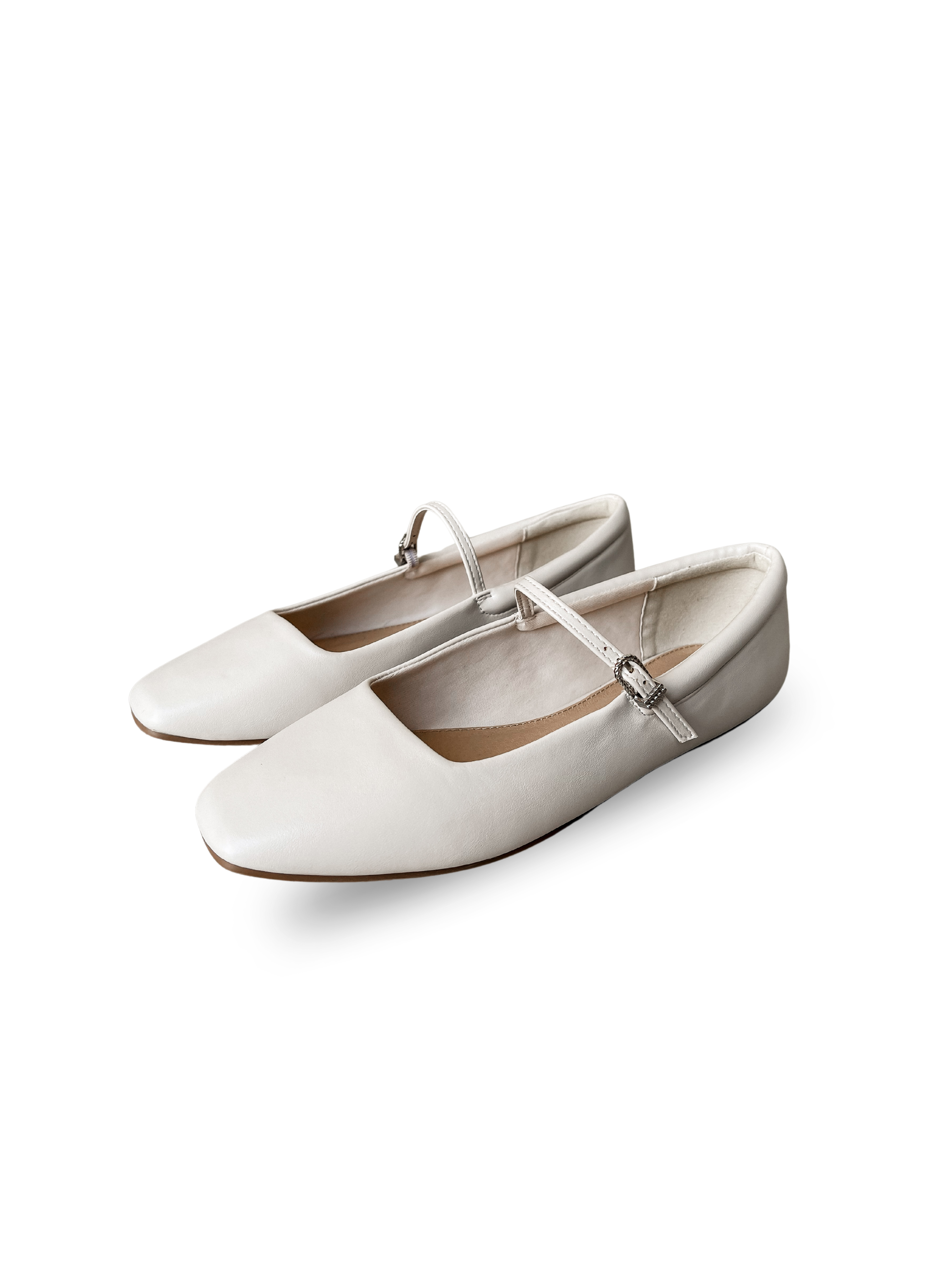 Kiana Mary Jane Flats-Bone