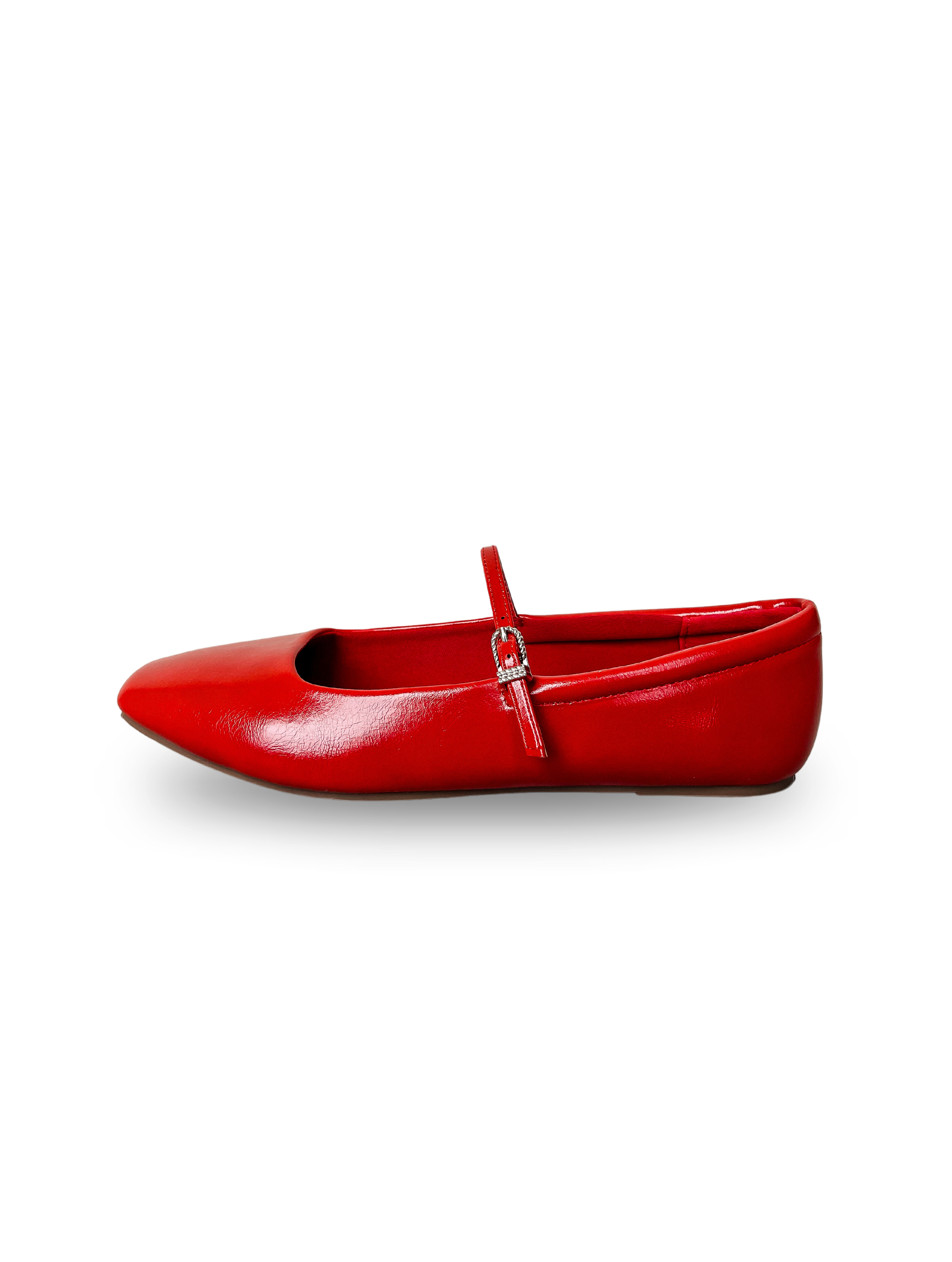 Kiana Mary Jane Flats-Red