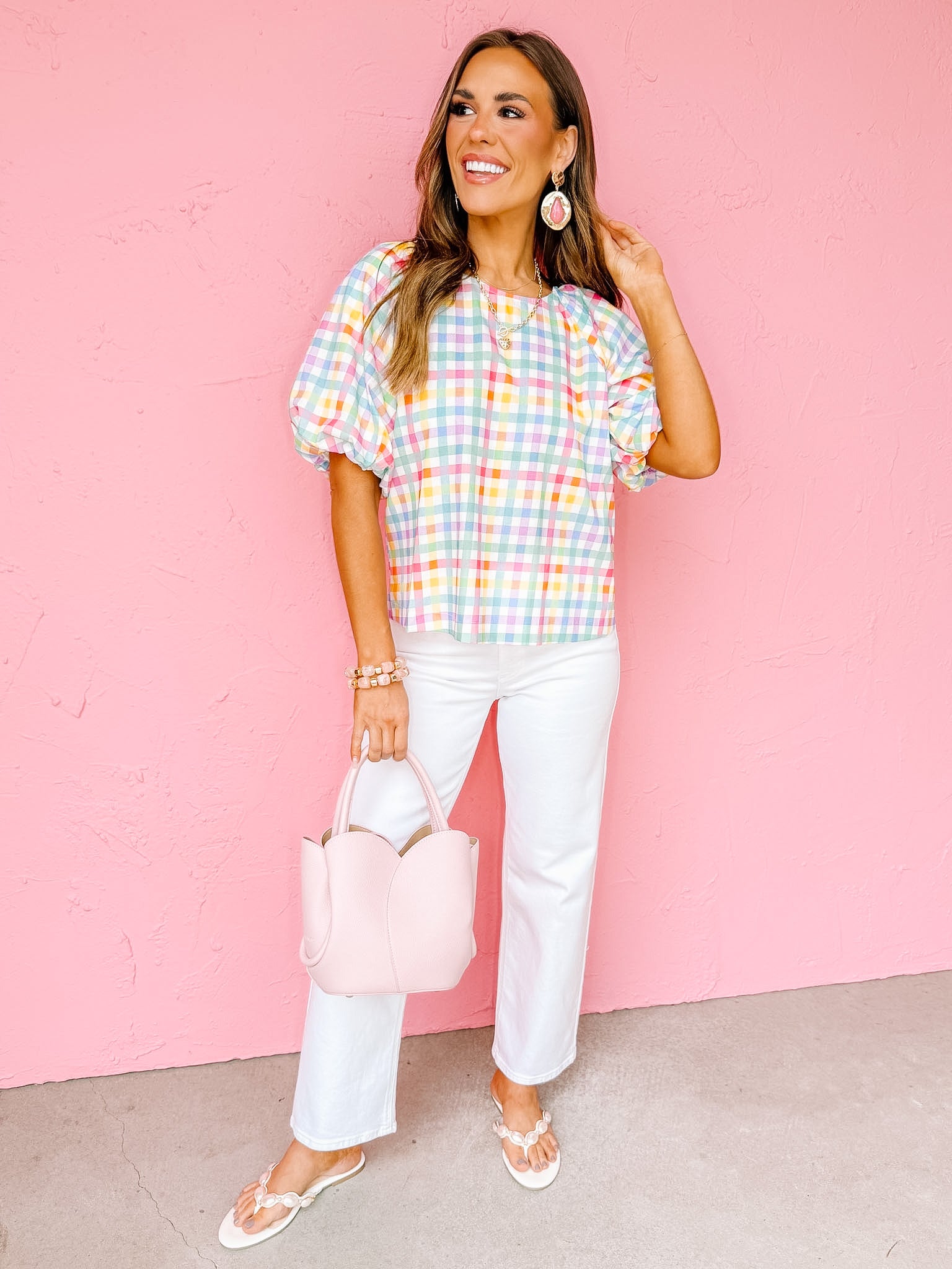 Kinley Bubble Sleeve Top