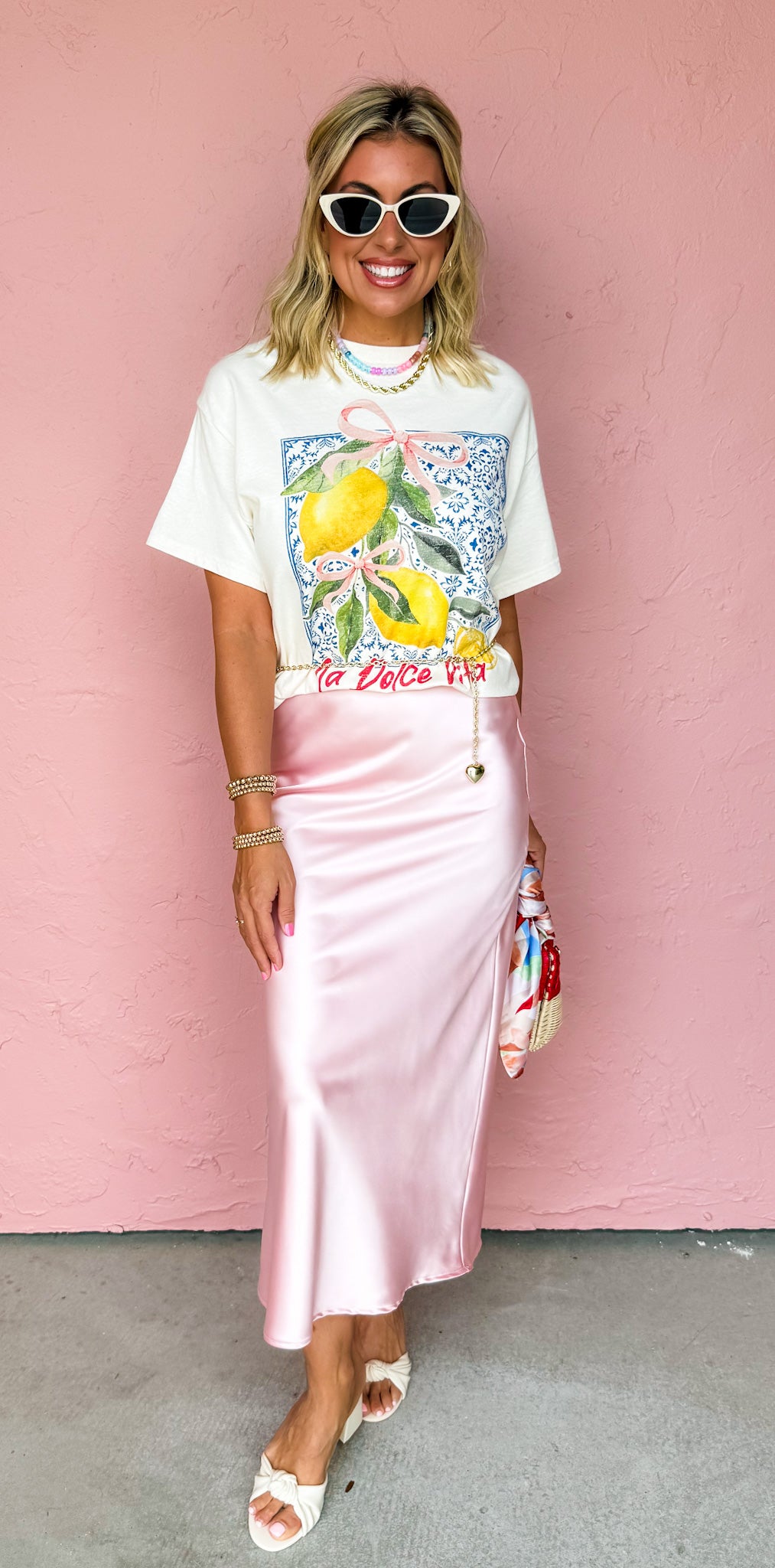 La Dolce Vita Lemon Graphic Tee