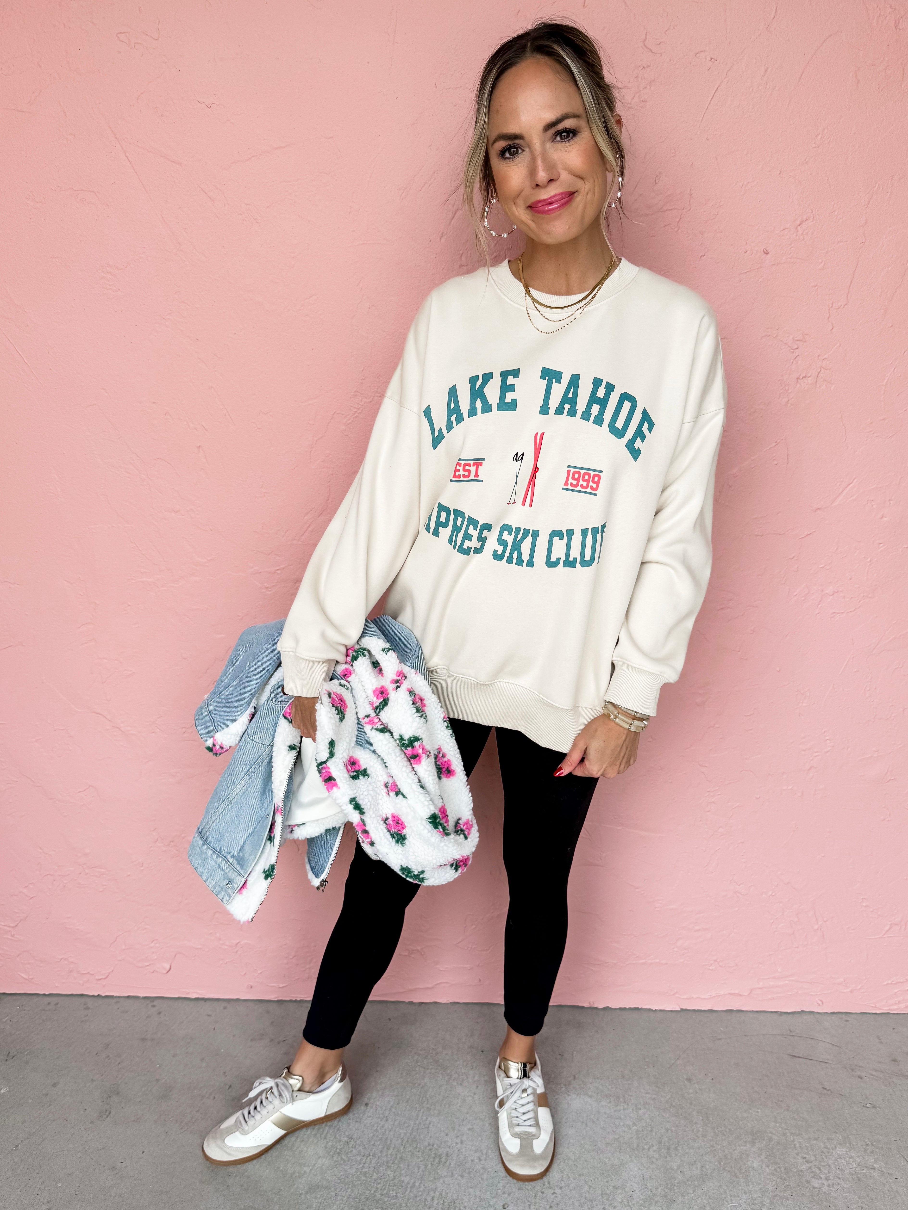 Lake Tahoe Apres Ski Club Graphic Sweatshirt