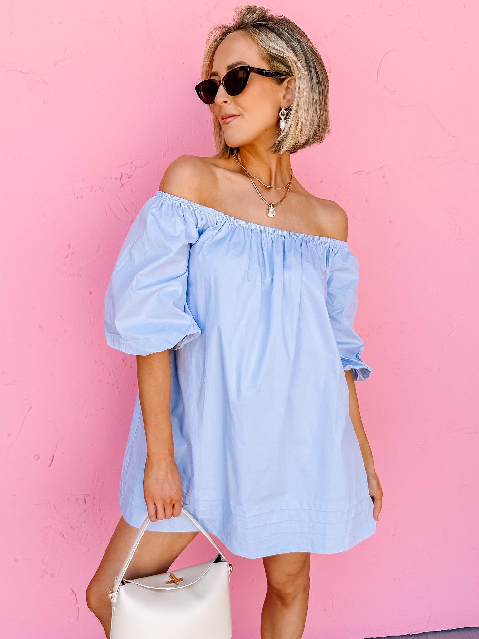 Lark Off The Shoulder Mini Dress