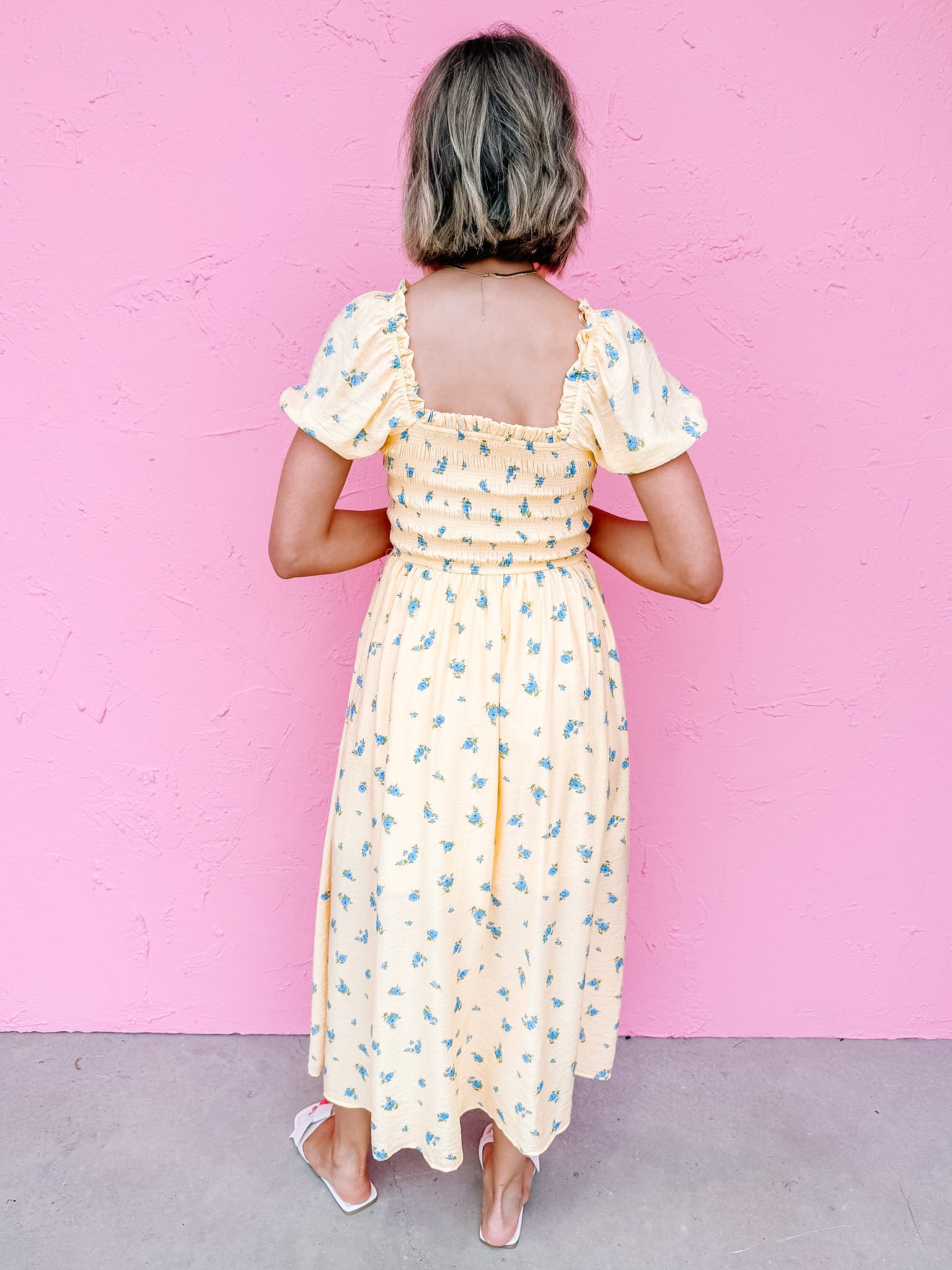 Launa Floral Midi Dress