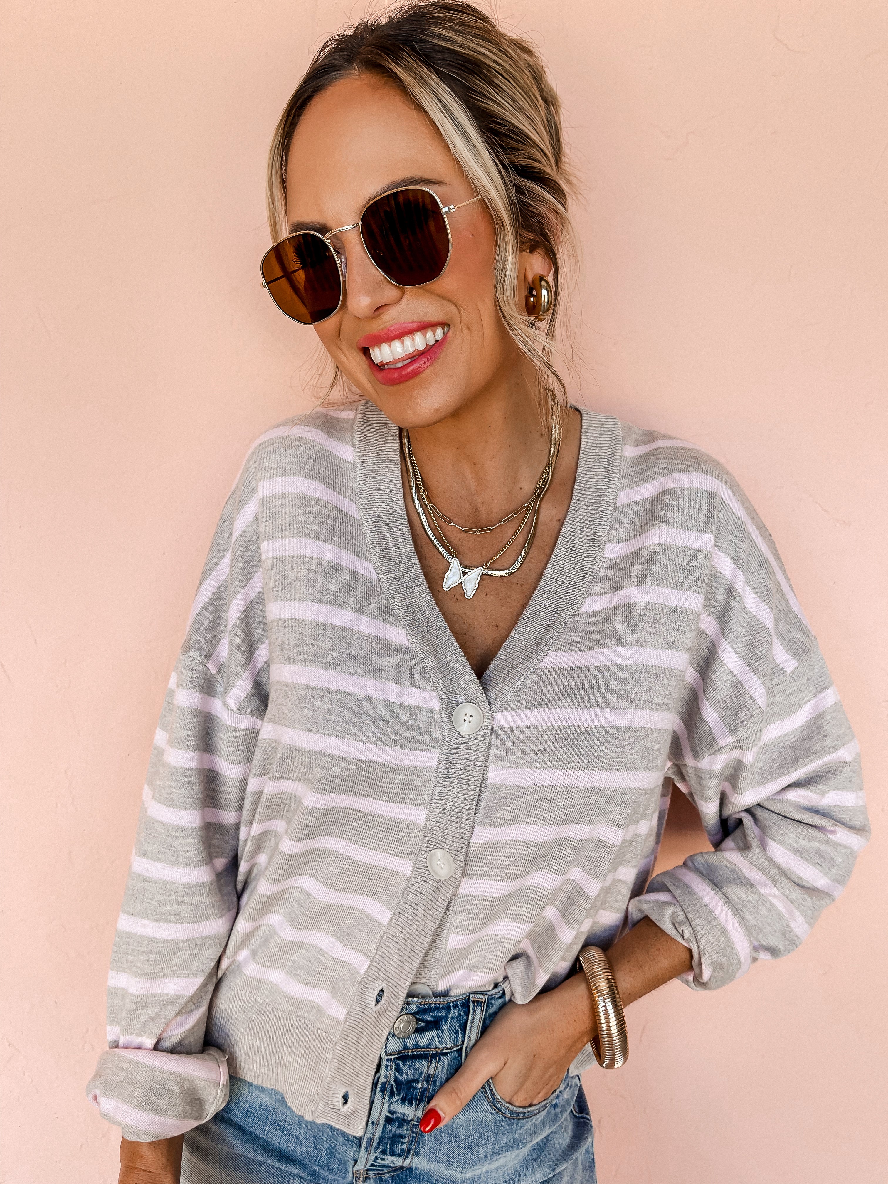 Layer Lover Striped Cardigan