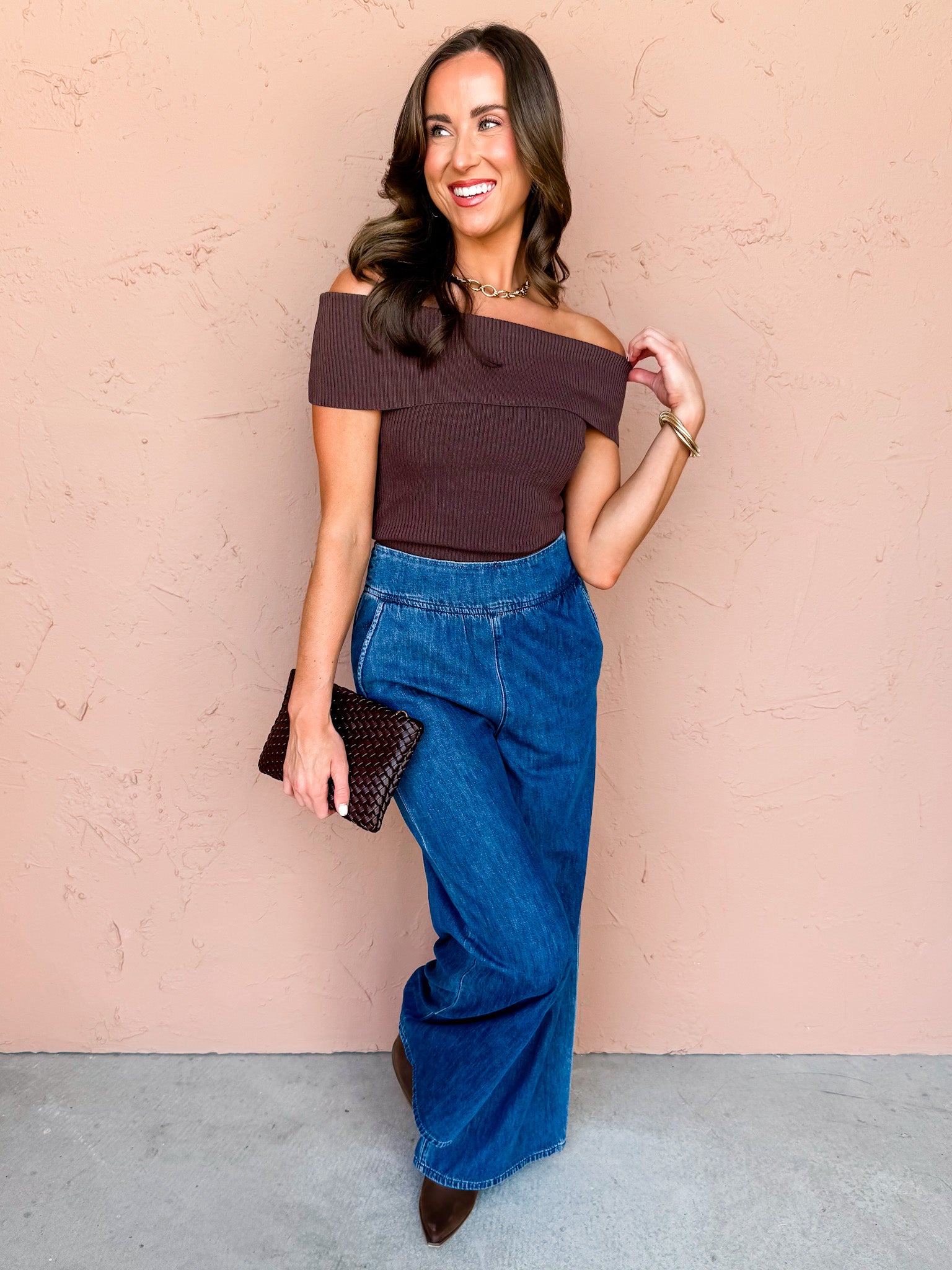 Atlanta High Rise Wide Leg Jeans